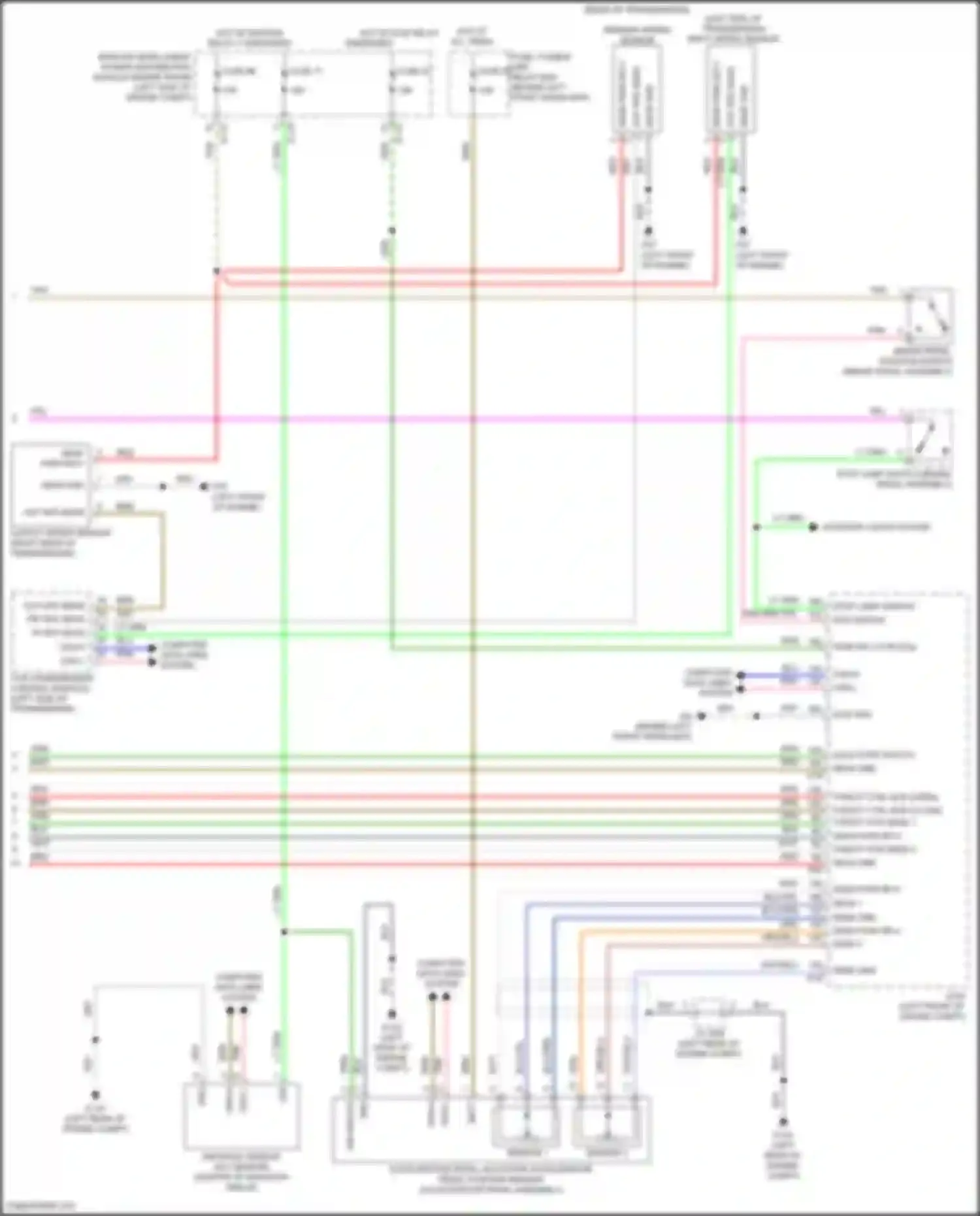 Wiring diagram pri spd sens for Infiniti QX55 I (2020-2024)