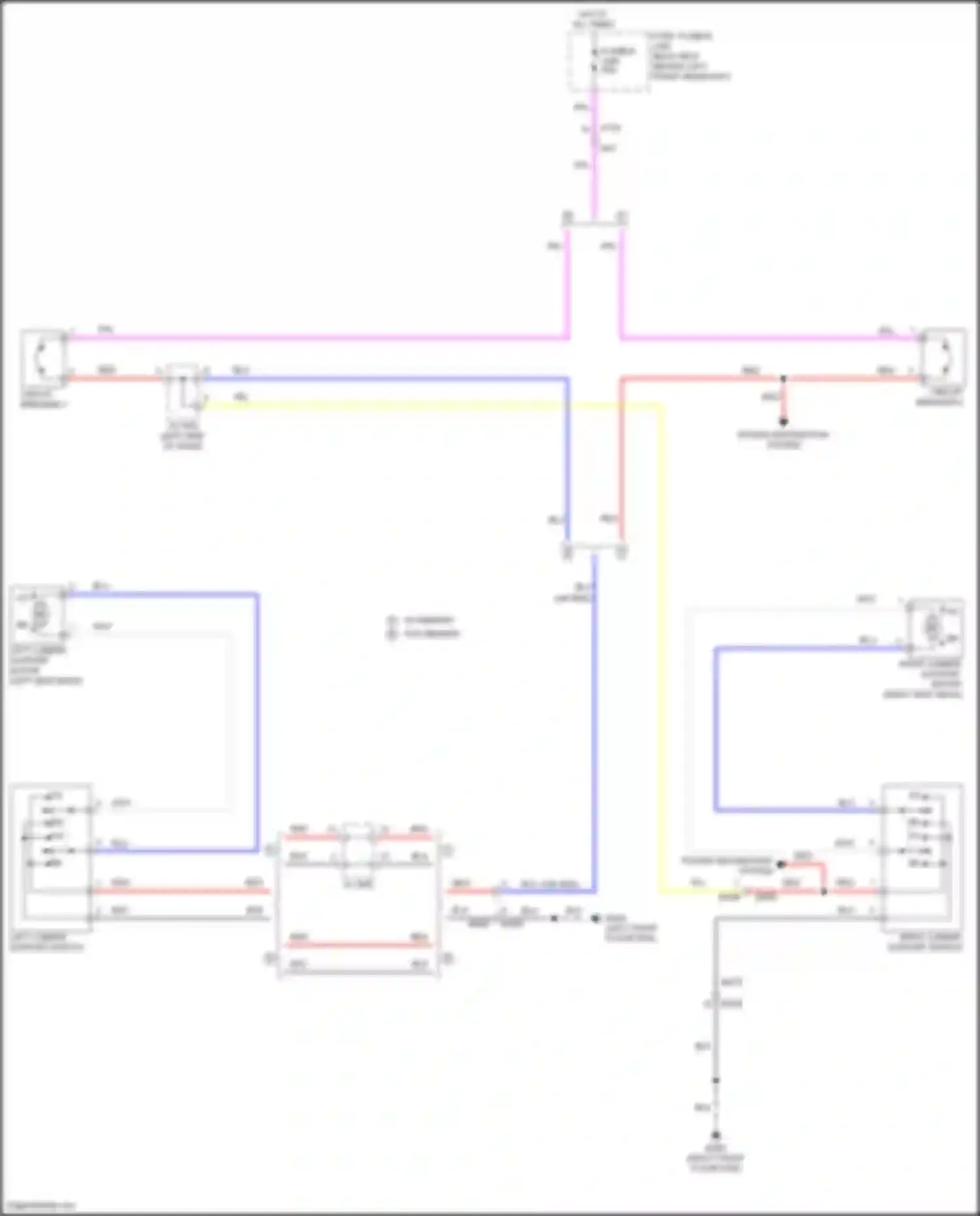 Wiring diagram hot at all times for Infiniti QX55 I (2020-2024) (66 of 72)