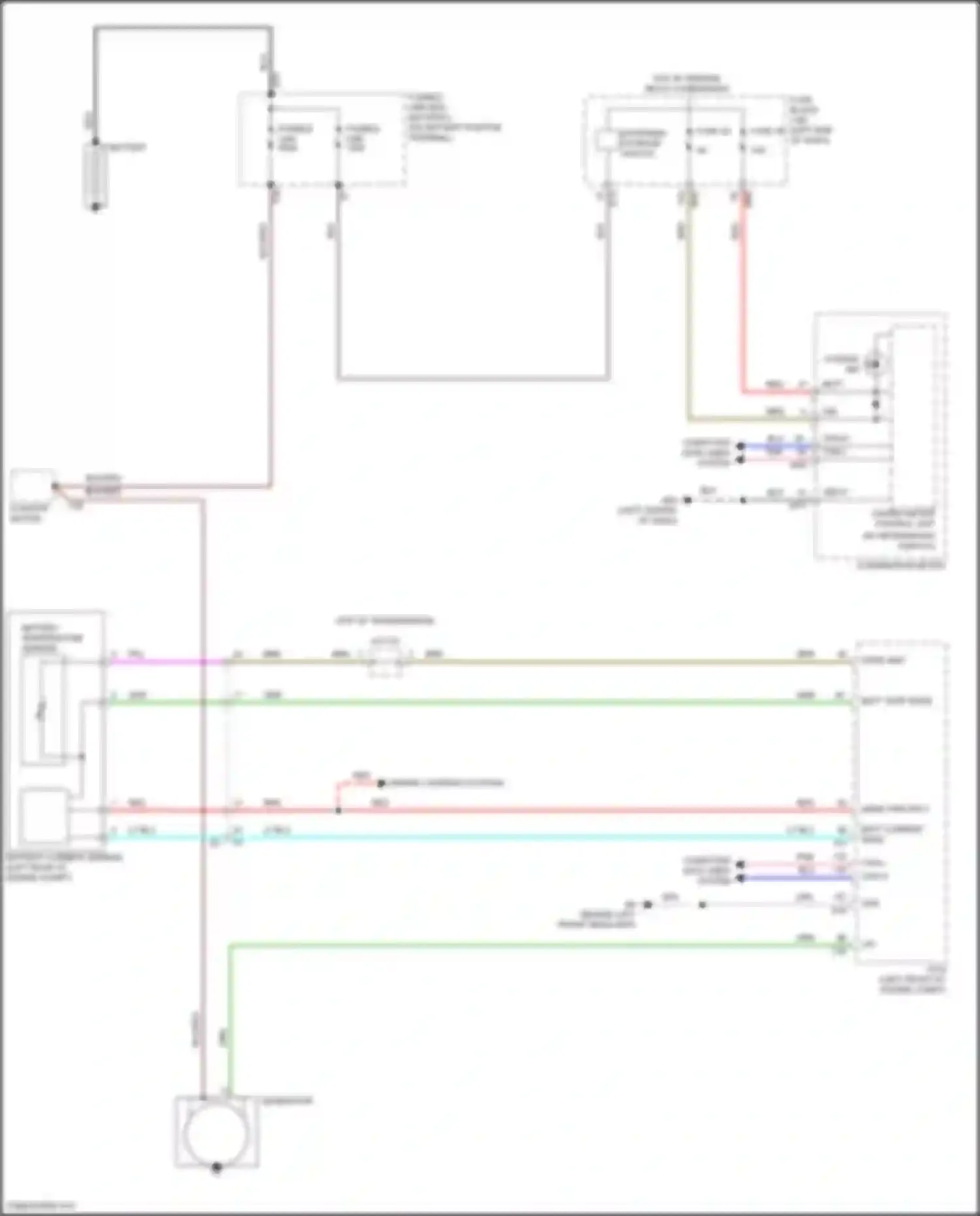 Wiring diagram extended storage switch for Infiniti QX55 I (2020-2024)