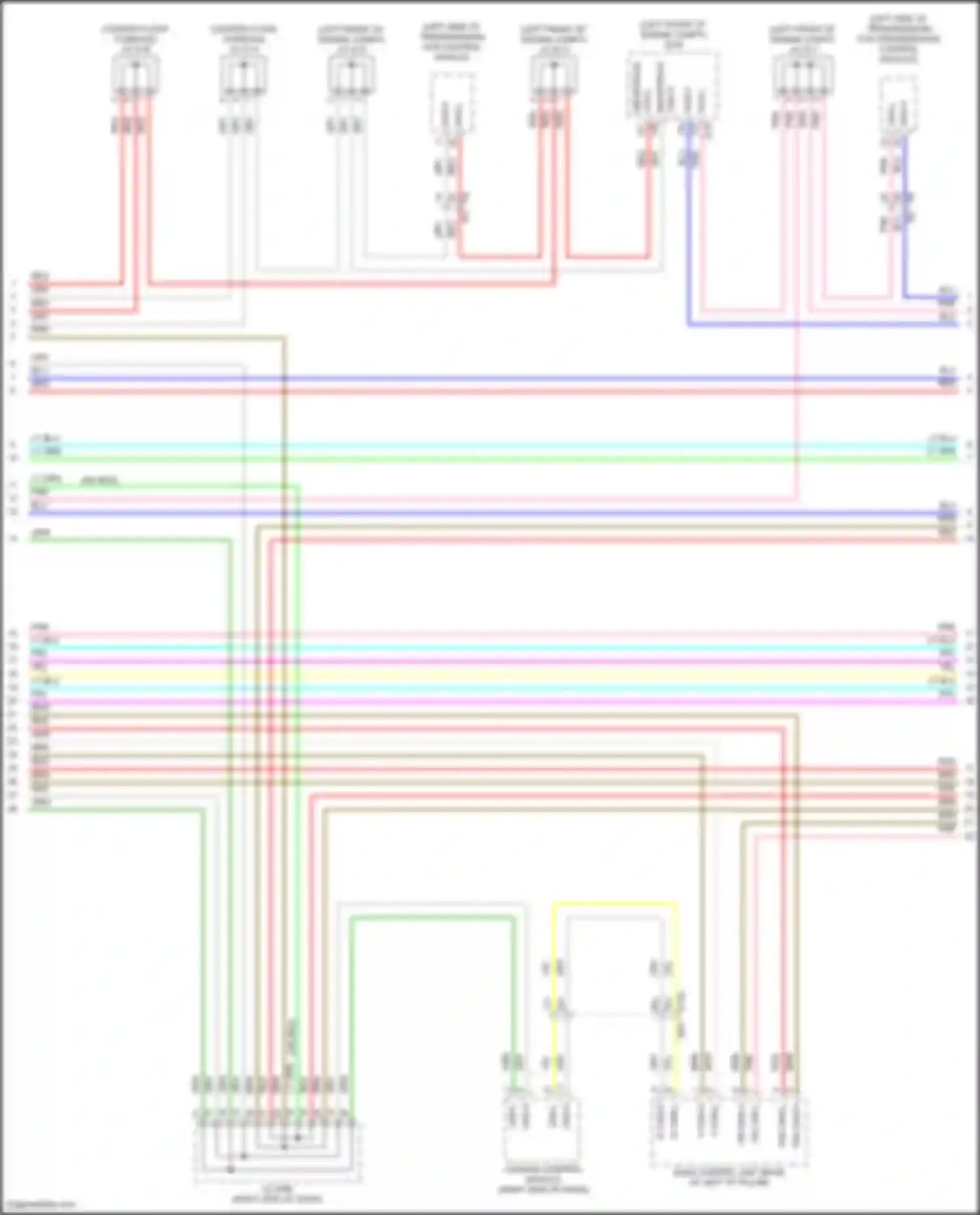 Wiring diagram ic can l for Infiniti QX55 I (2020-2024) (1 of 5)