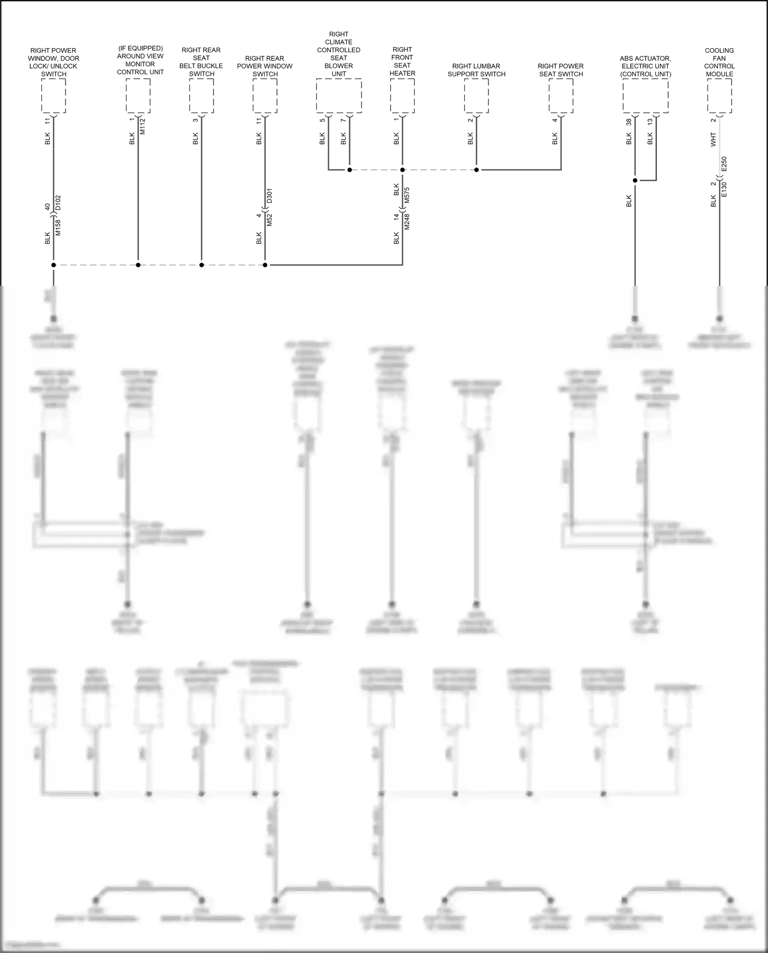 Wiring diagram input speed sensor for Infiniti QX55 I (2020-2024) (3 of 5)