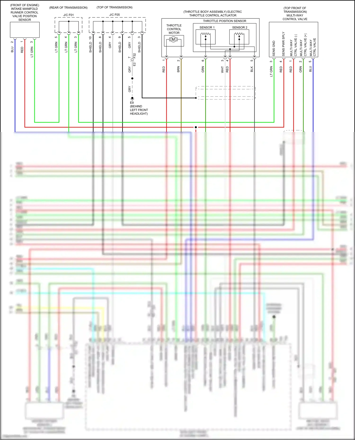 Wiring diagram local interface network for Infiniti QX55 I (2020-2024) (1 of 1)