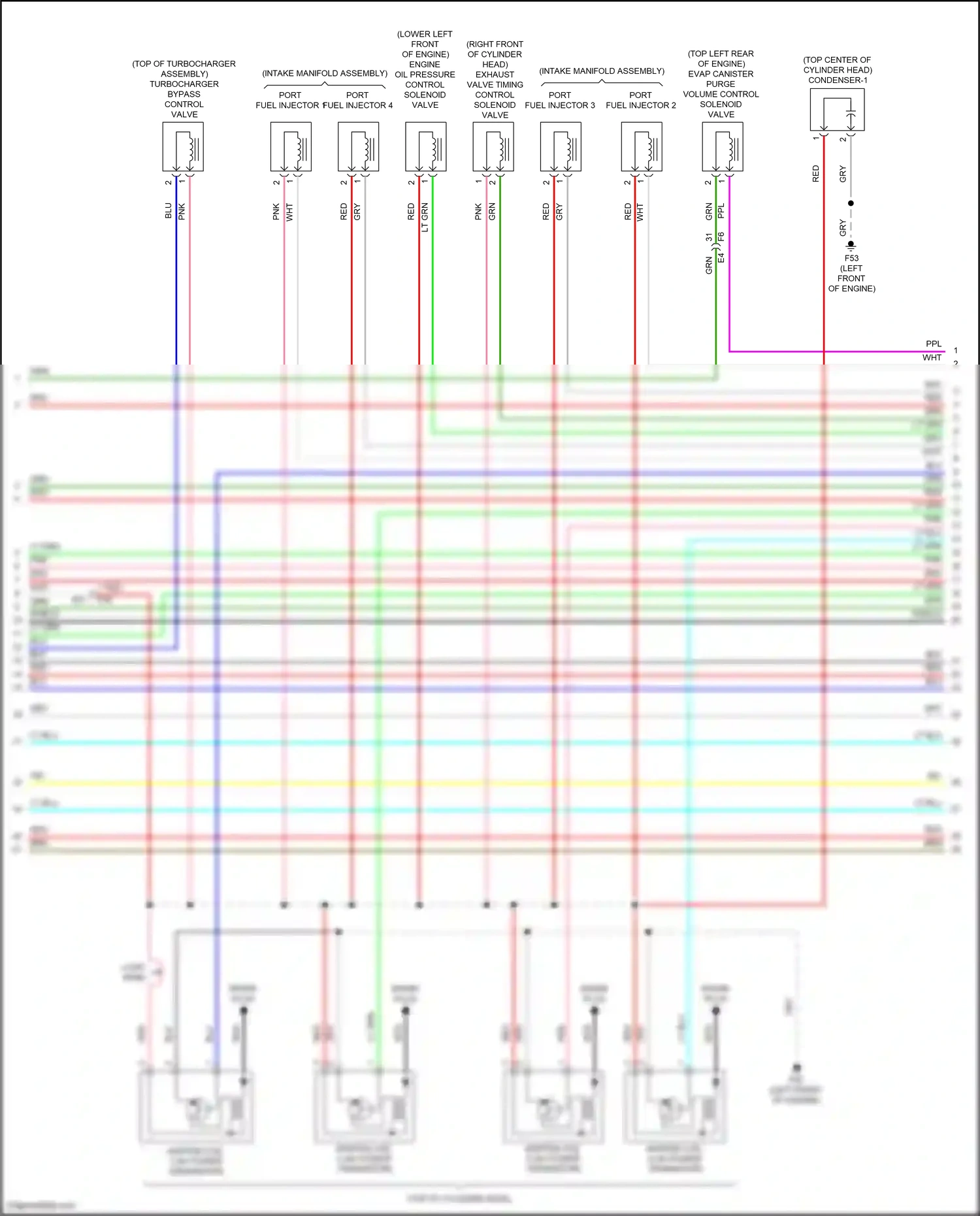 Wiring diagram loop wire for Infiniti QX55 I (2020-2024) (1 of 1)