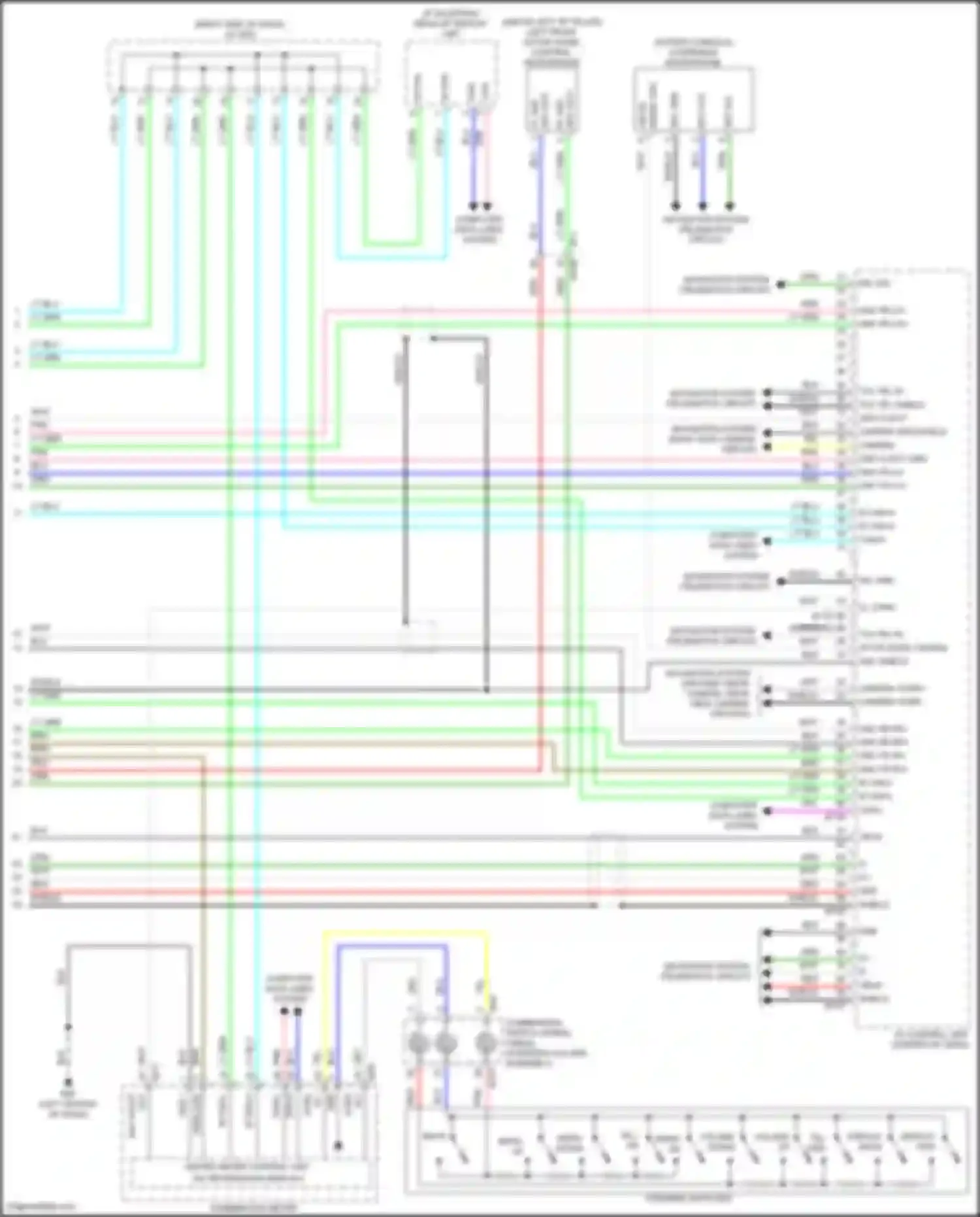 Wiring diagram mic sig for Infiniti QX55 I (2020-2024) (2 of 5)