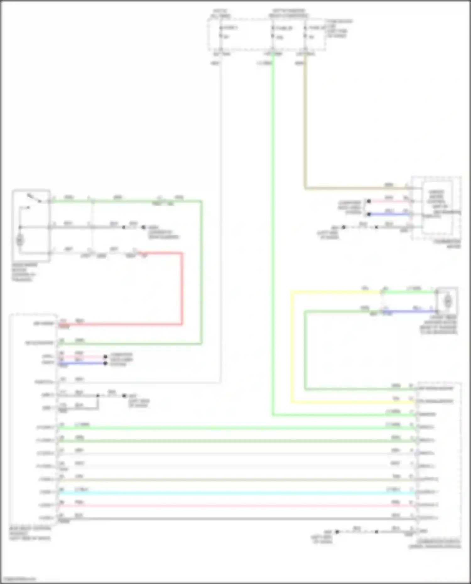 Wiring diagram o csw 2 for Infiniti QX55 I (2020-2024) (7 of 7)