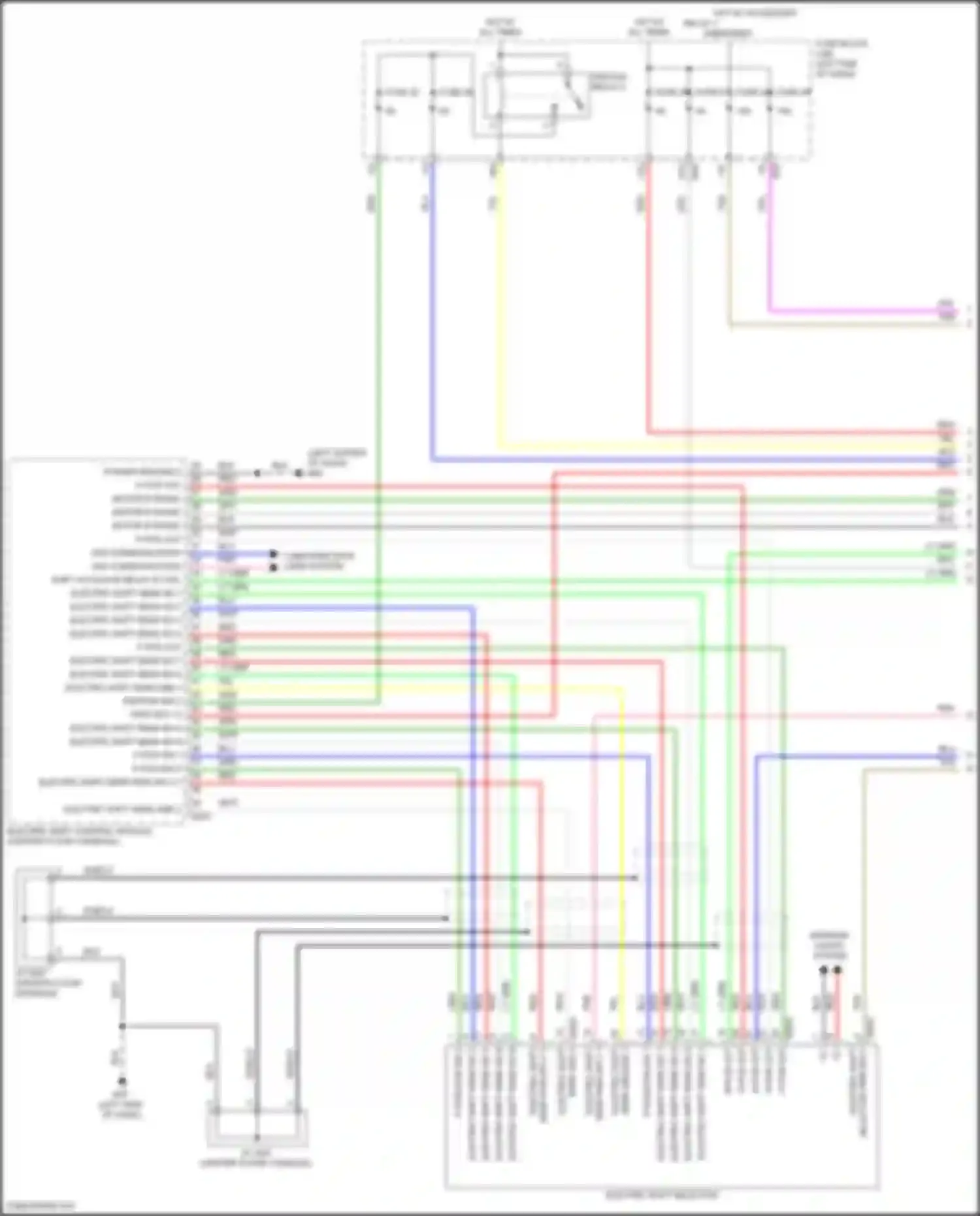 Wiring diagram red for Infiniti QX55 I (2020-2024) (47 of 132)
