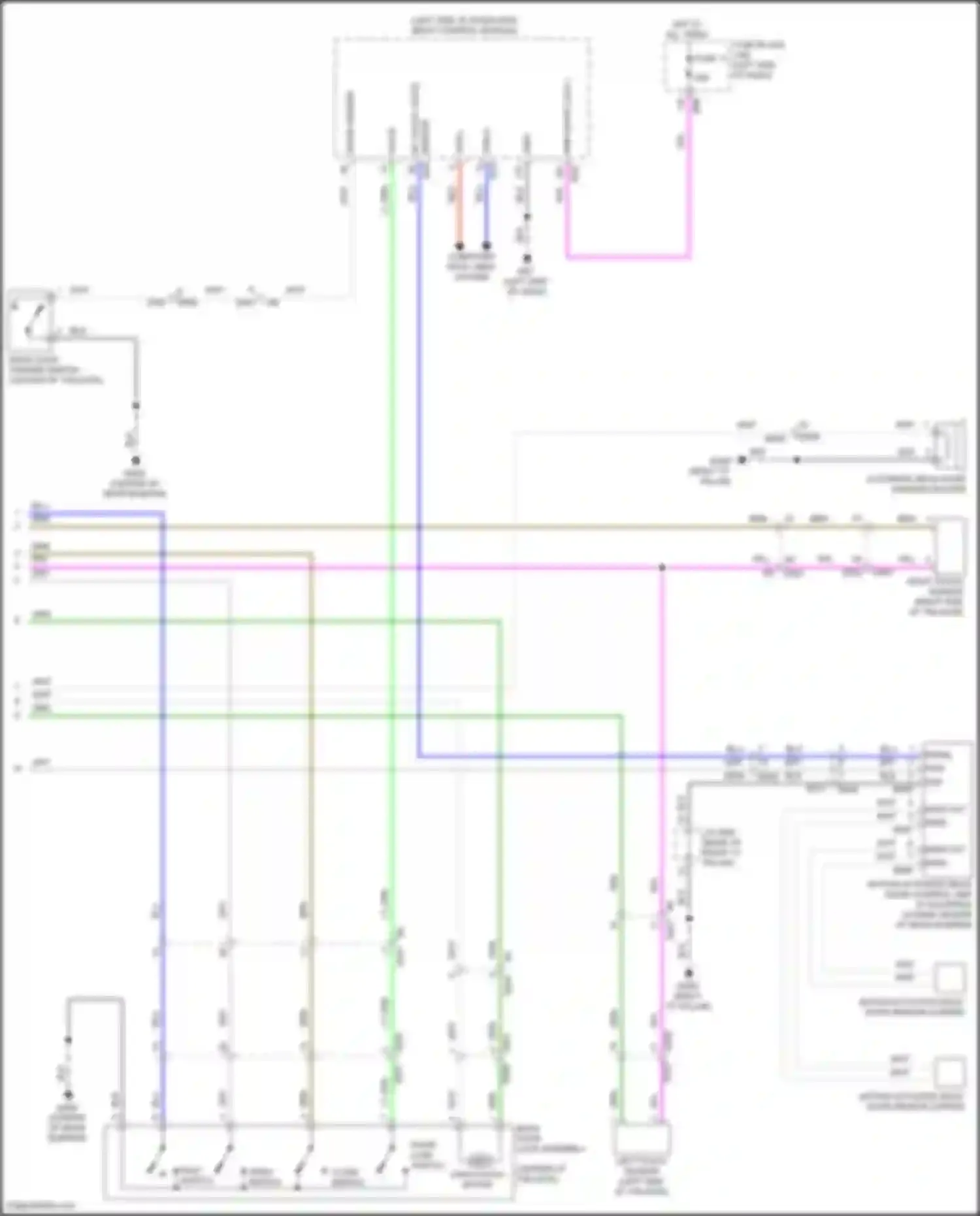 Wiring diagram computer data lines system for Infiniti QX55 I (2020-2024)
