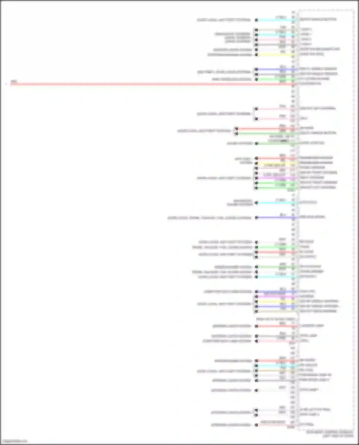 Wiring diagram ses ext left antenna a for Infiniti QX55 I (2020-2024) (1 of 3)