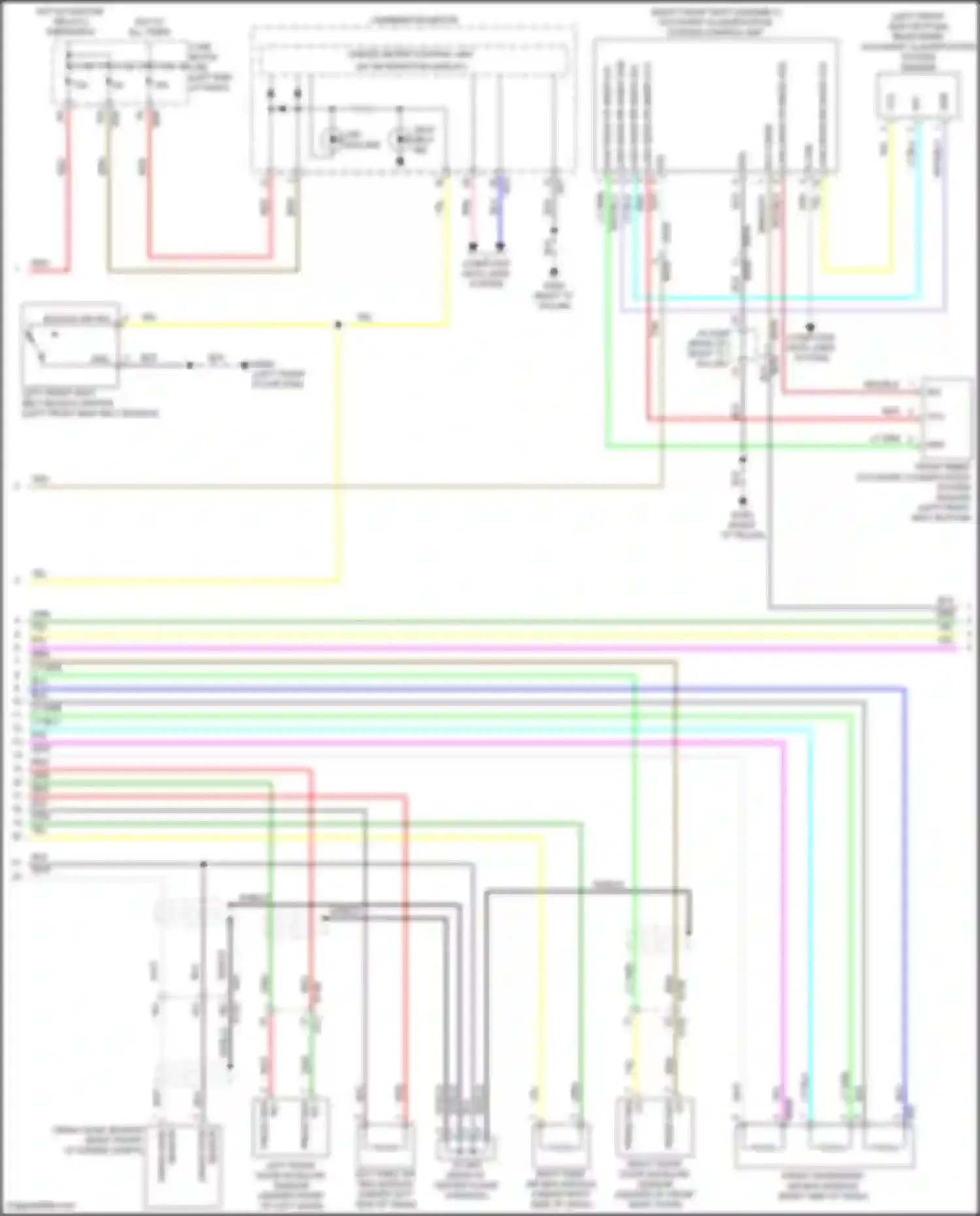Wiring diagram load sens rr inner vcc for Infiniti QX55 I (2020-2024)