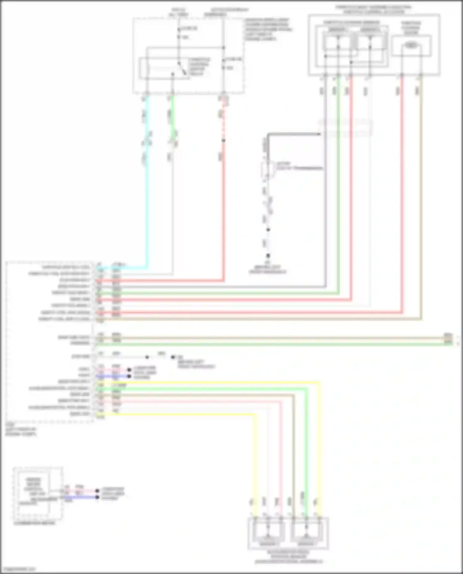 Wiring diagram top of transmission) for Infiniti QX55 I (2020-2024) (14 of 20)