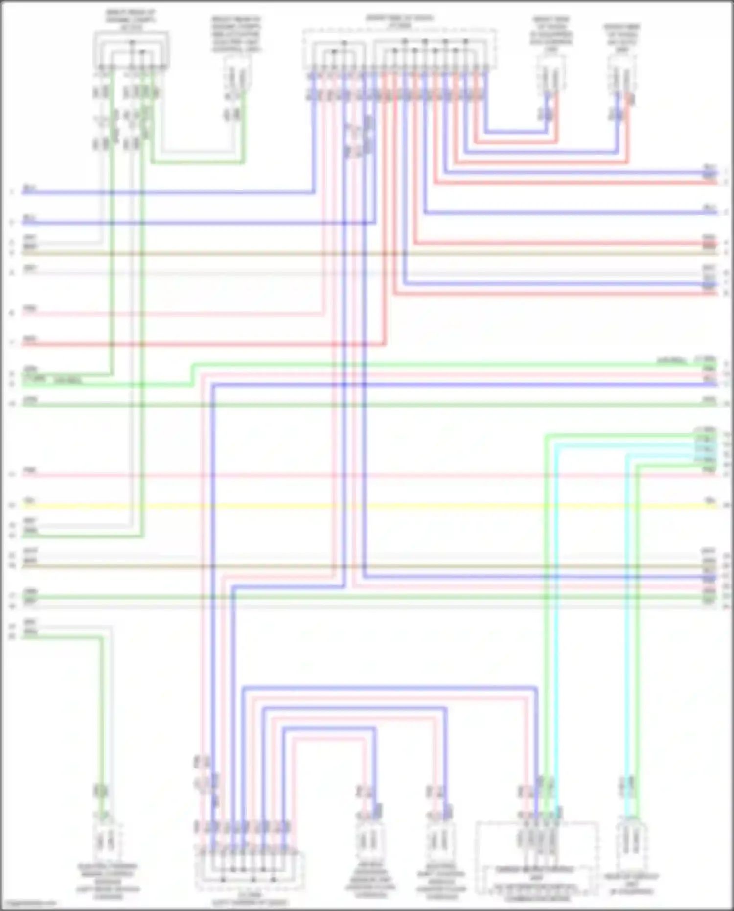 Wiring diagram unit) for Infiniti QX55 I (2020-2024) (1 of 2)