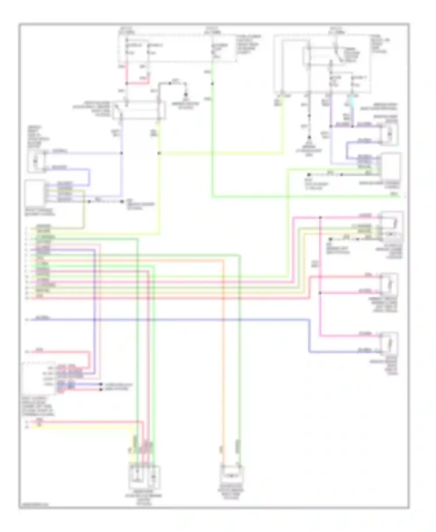 QX56 Infiniti I facelift (2007-2010): Automatic a/c circuit (2 of 3)