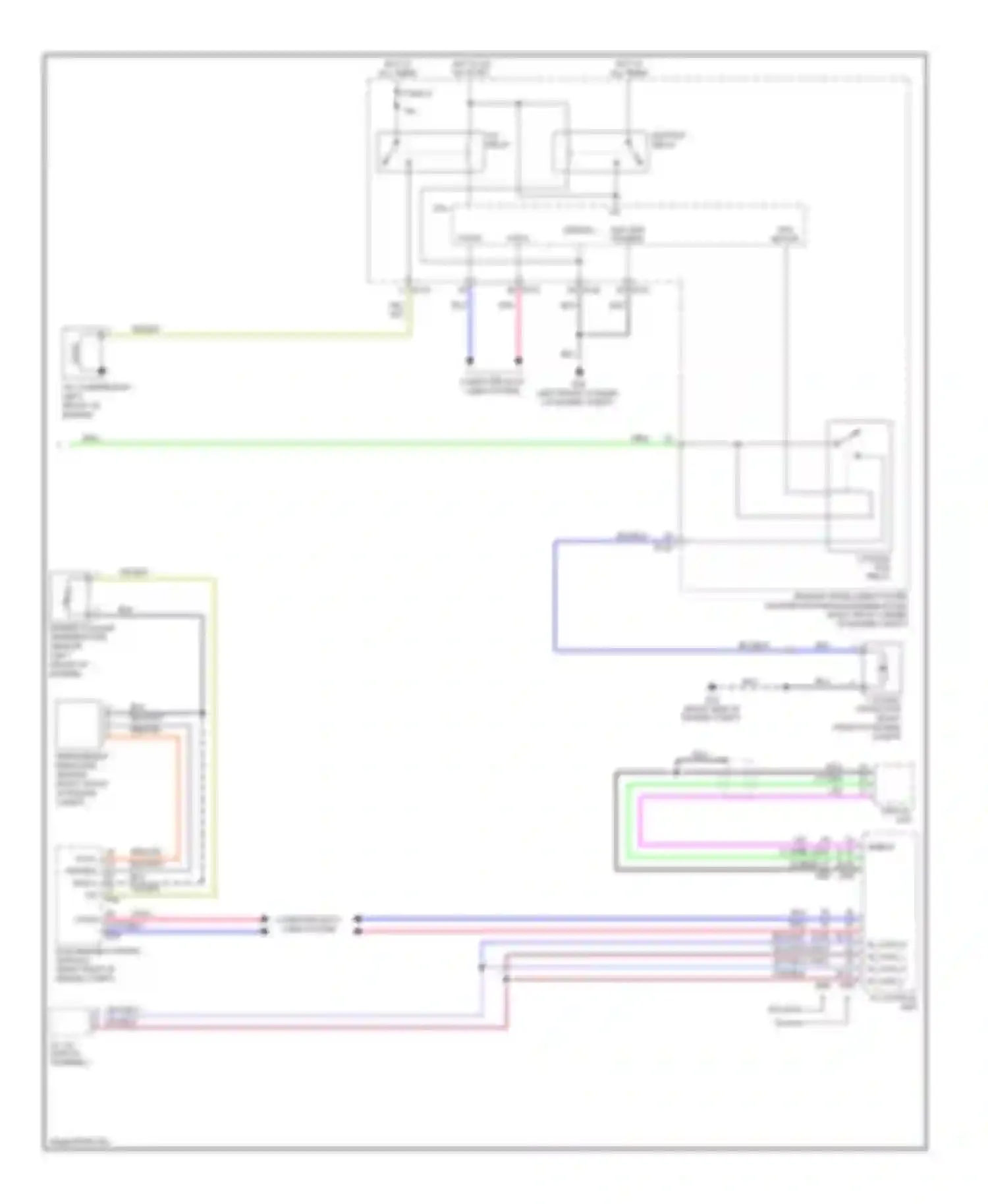 QX56 Infiniti I facelift (2007-2010): Automatic a/c circuit (3 of 3)