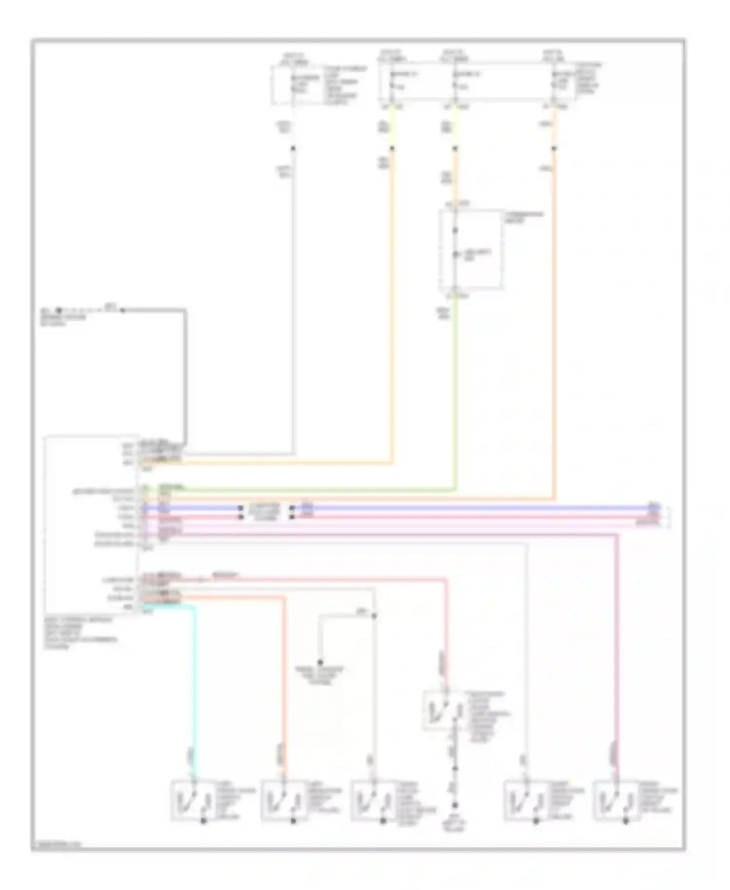 QX56 Infiniti I facelift (2007-2010): Forced entry circuit (1 of 2)