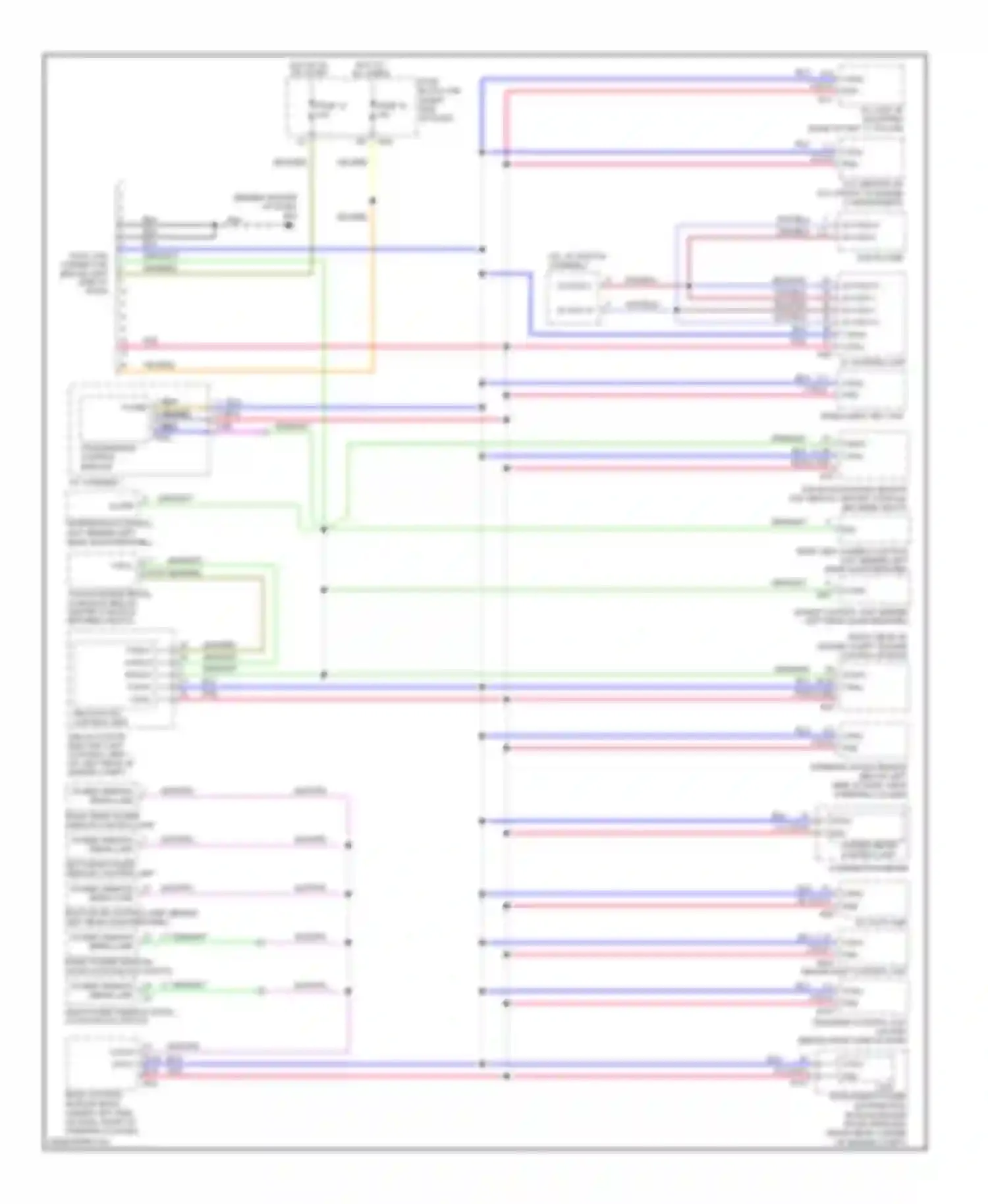 QX56 Infiniti I facelift (2007-2010): Computer data lines circuit