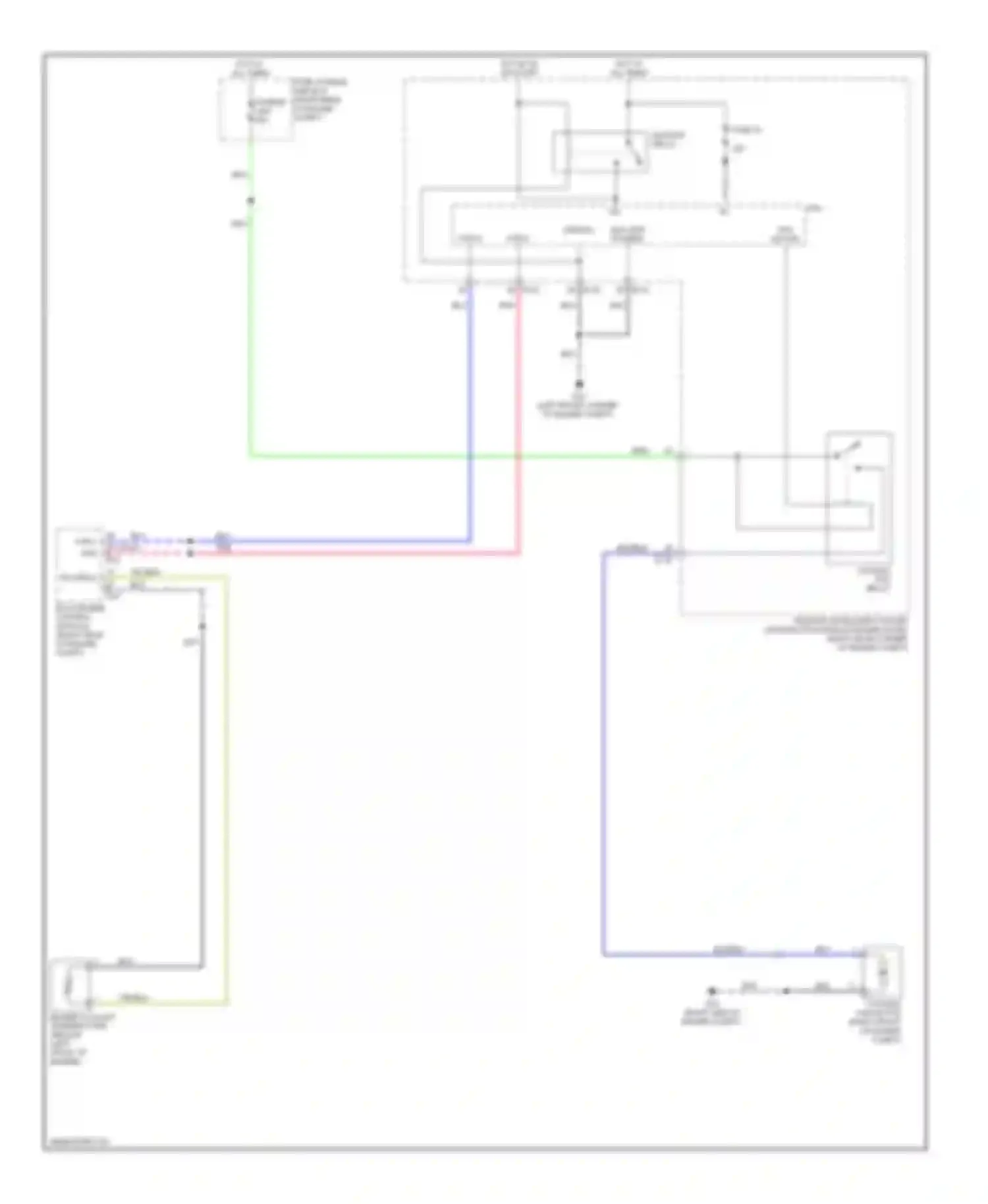 QX56 Infiniti I facelift (2007-2010): Cooling fan circuit