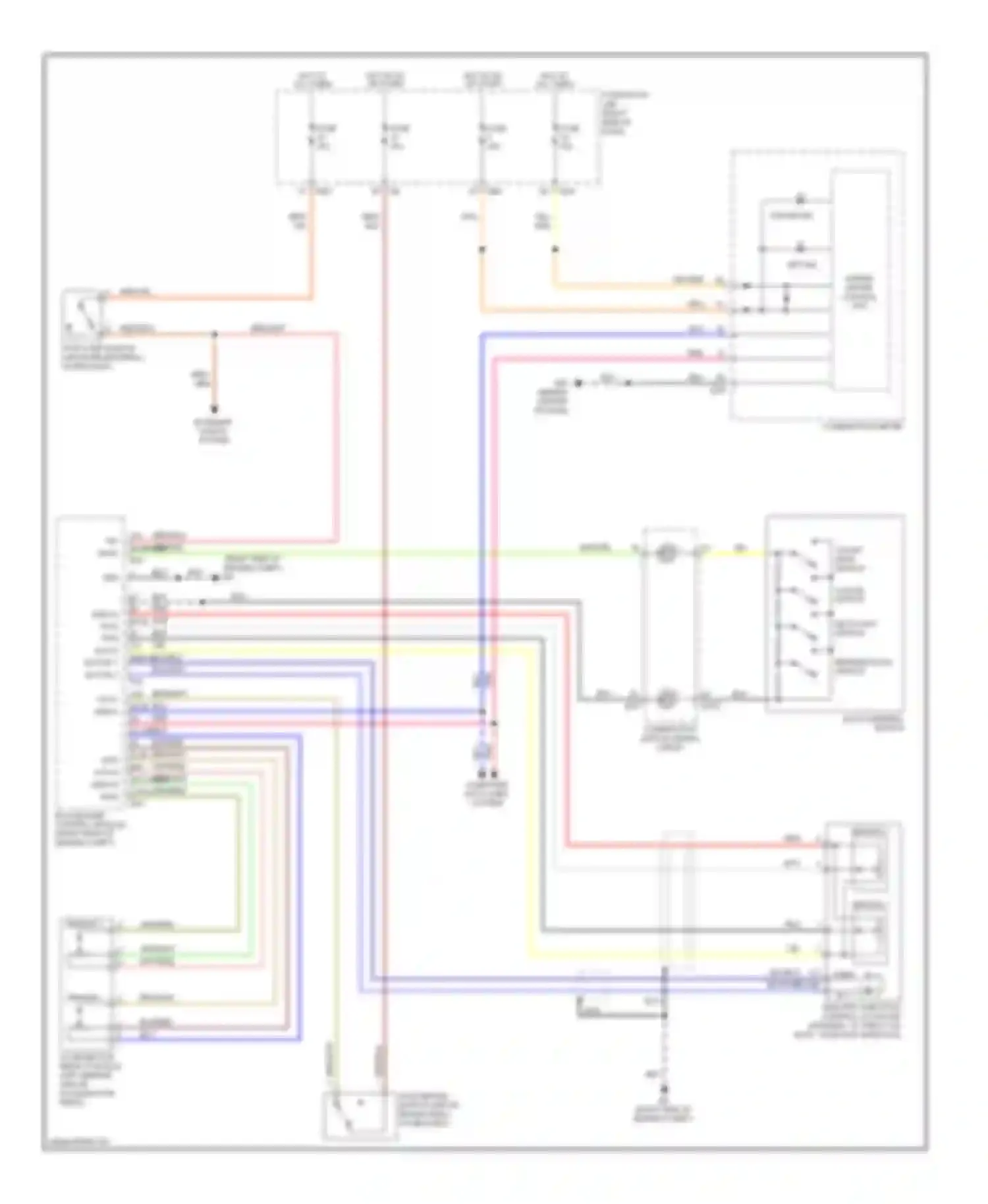 QX56 Infiniti I facelift (2007-2010): Cruise control circuit