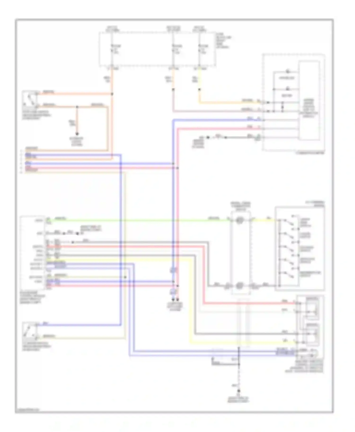 QX56 Infiniti I facelift (2007-2010): Intelligent cruise control circuit (2 of 2)