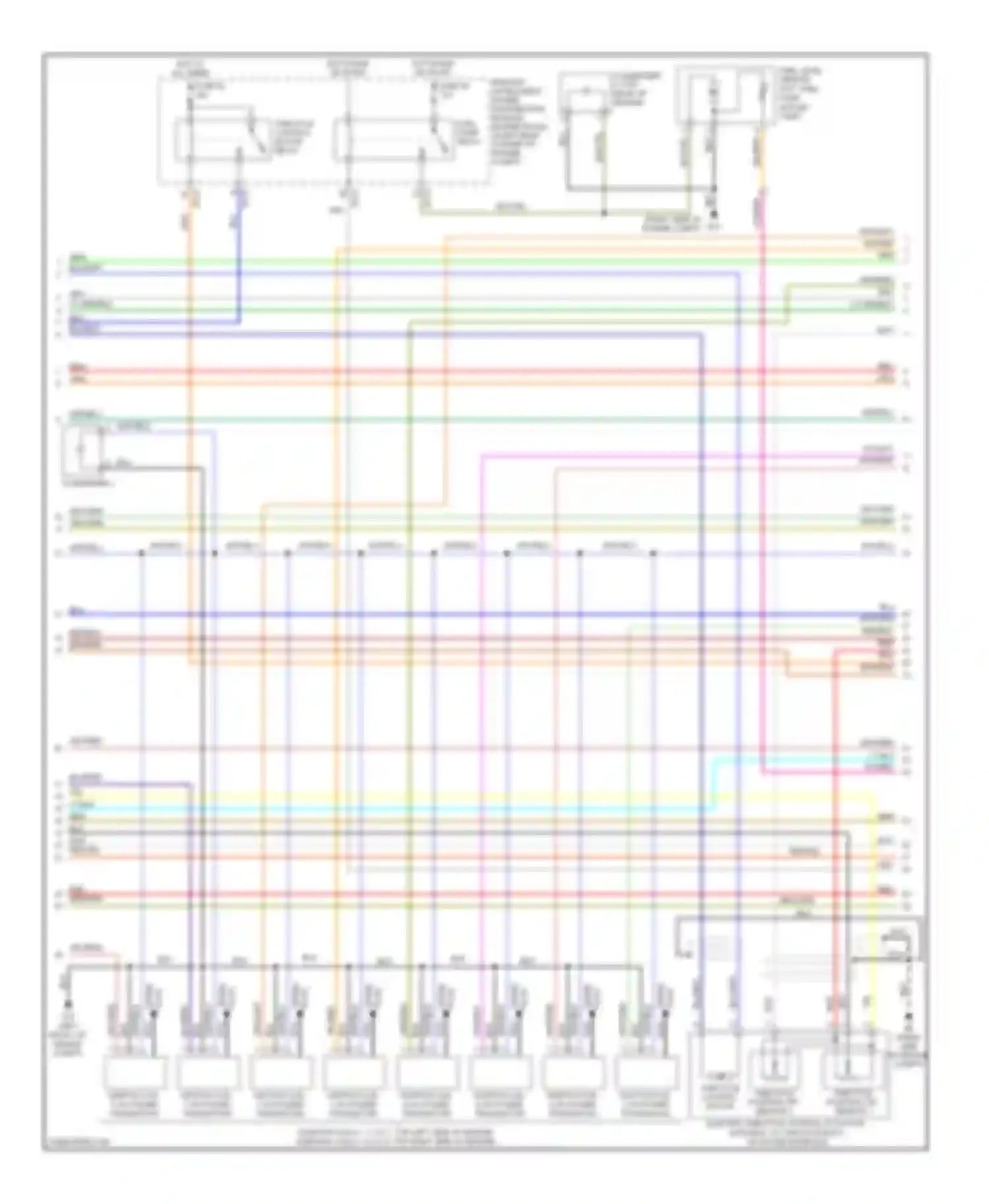 QX56 Infiniti I facelift (2007-2010): Wiring diagram engine performance 5.6l (2 of 4)