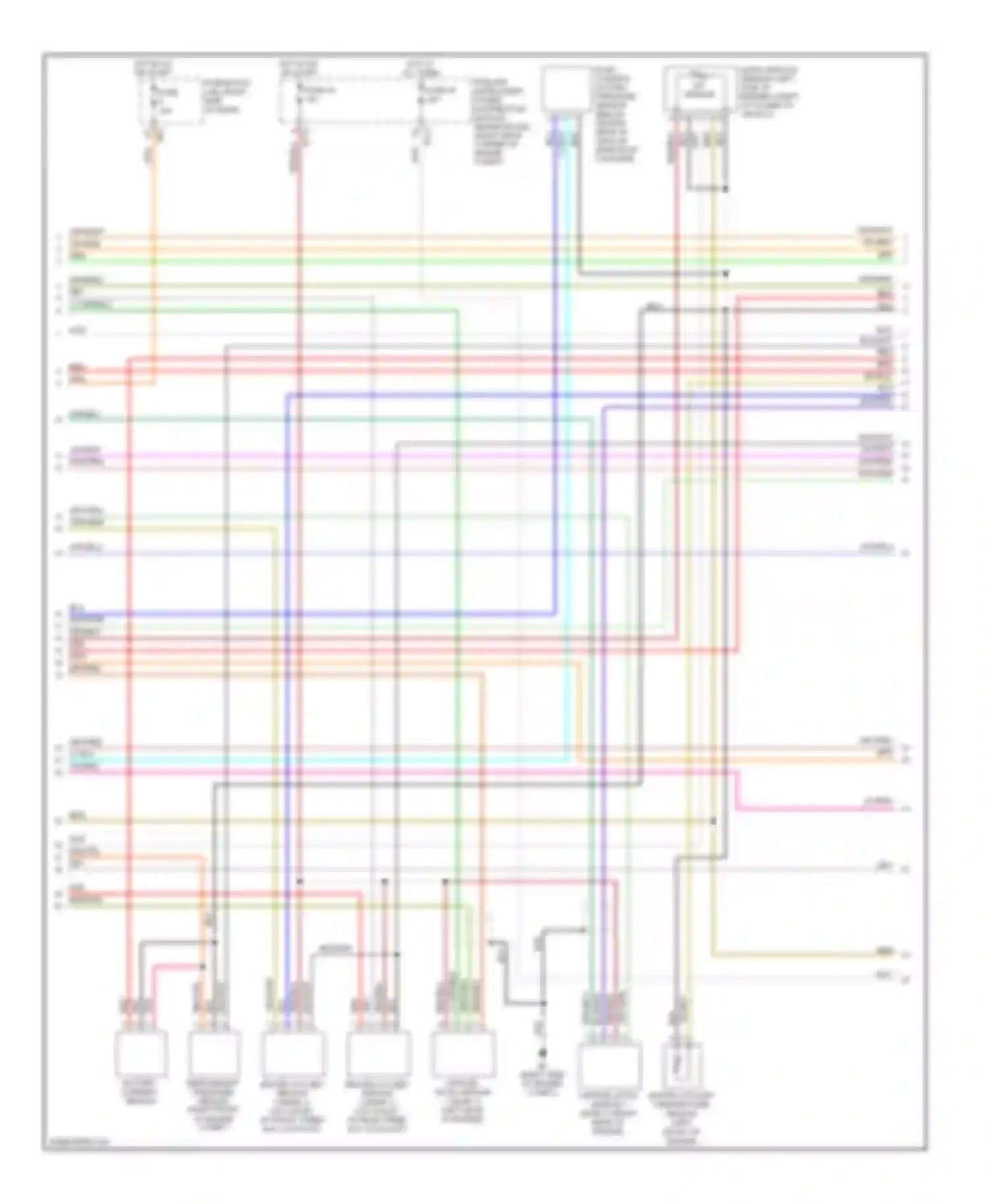 QX56 Infiniti I facelift (2007-2010): Wiring diagram engine performance 5.6l (3 of 4)