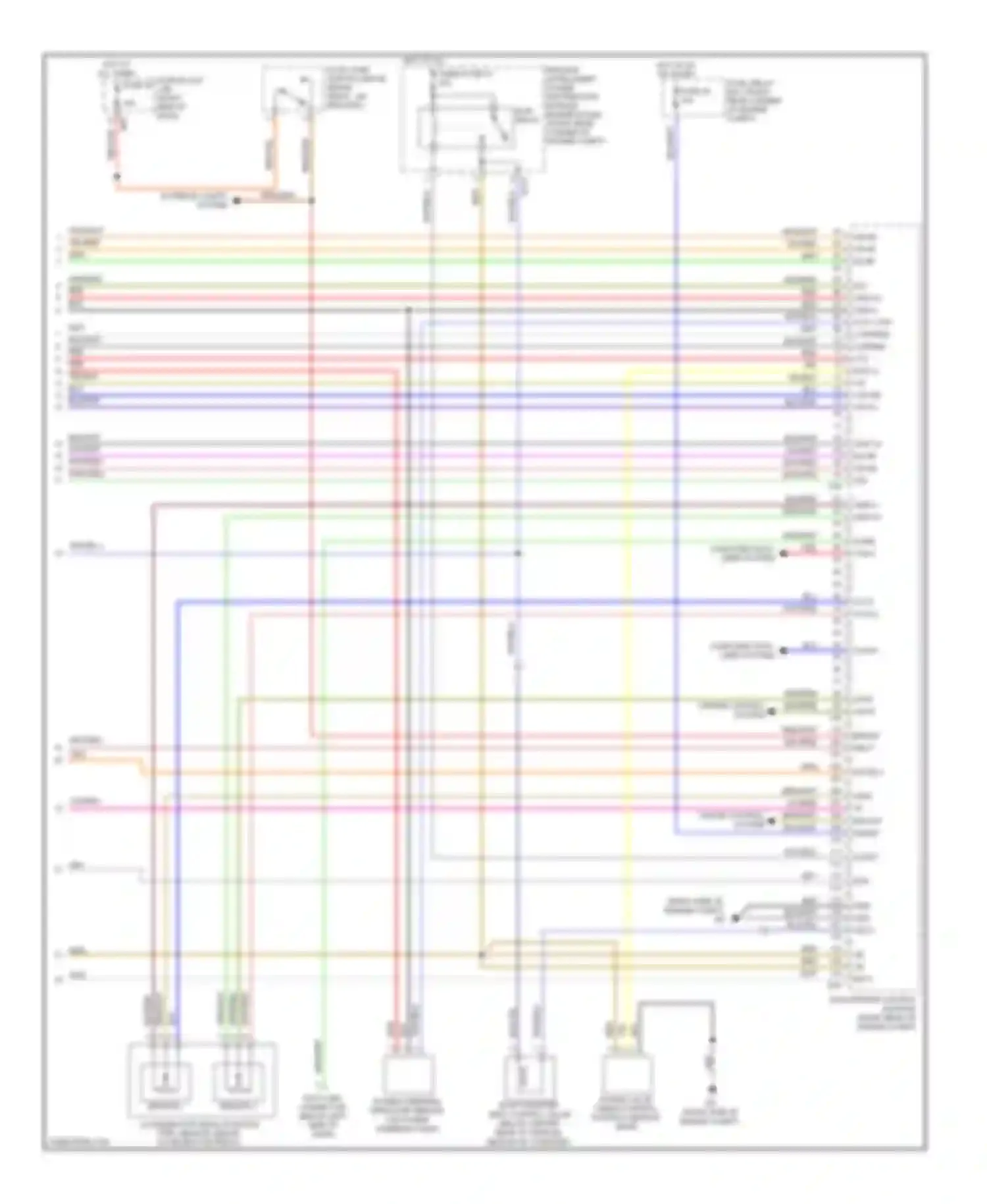 QX56 Infiniti I facelift (2007-2010): Wiring diagram engine performance 5.6l (4 of 4)