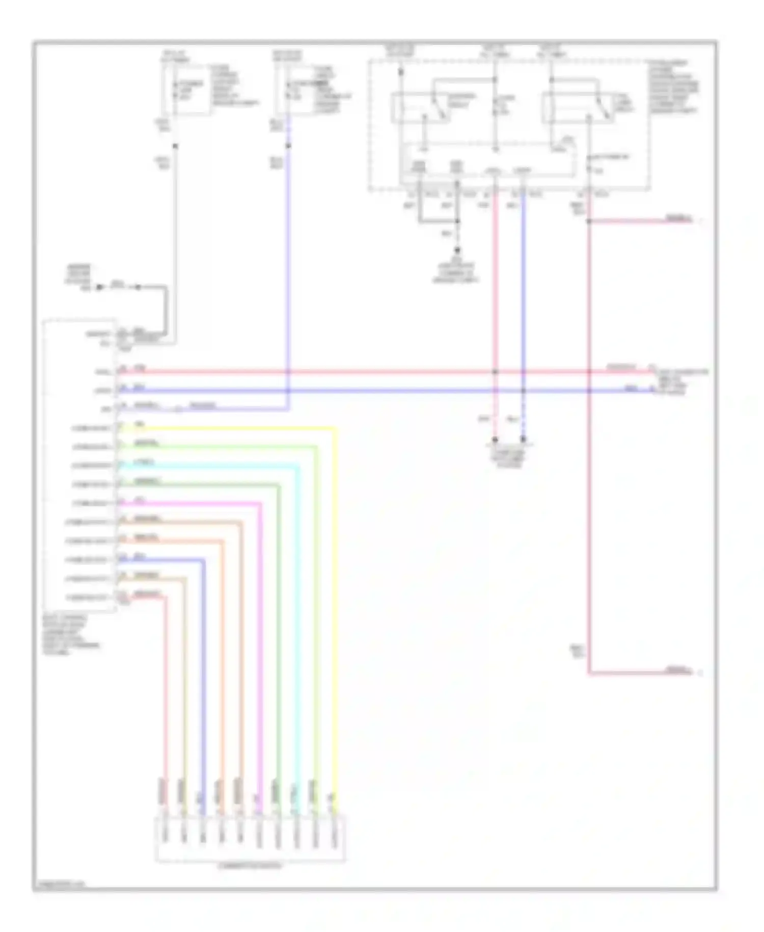QX56 Infiniti I facelift (2007-2010): Instrument illumination circuit (1 of 2)