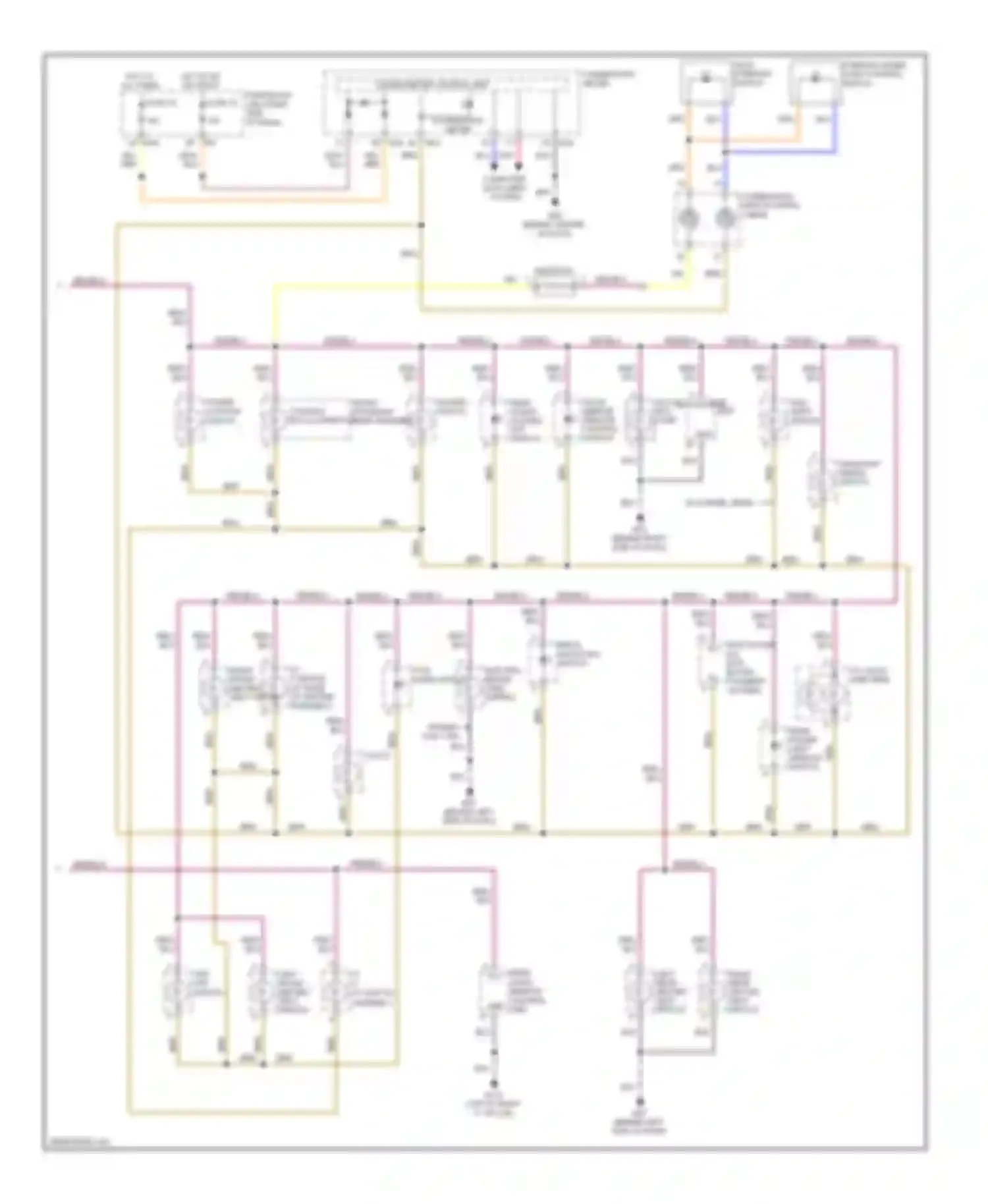 QX56 Infiniti I facelift (2007-2010): Instrument illumination circuit (2 of 2)