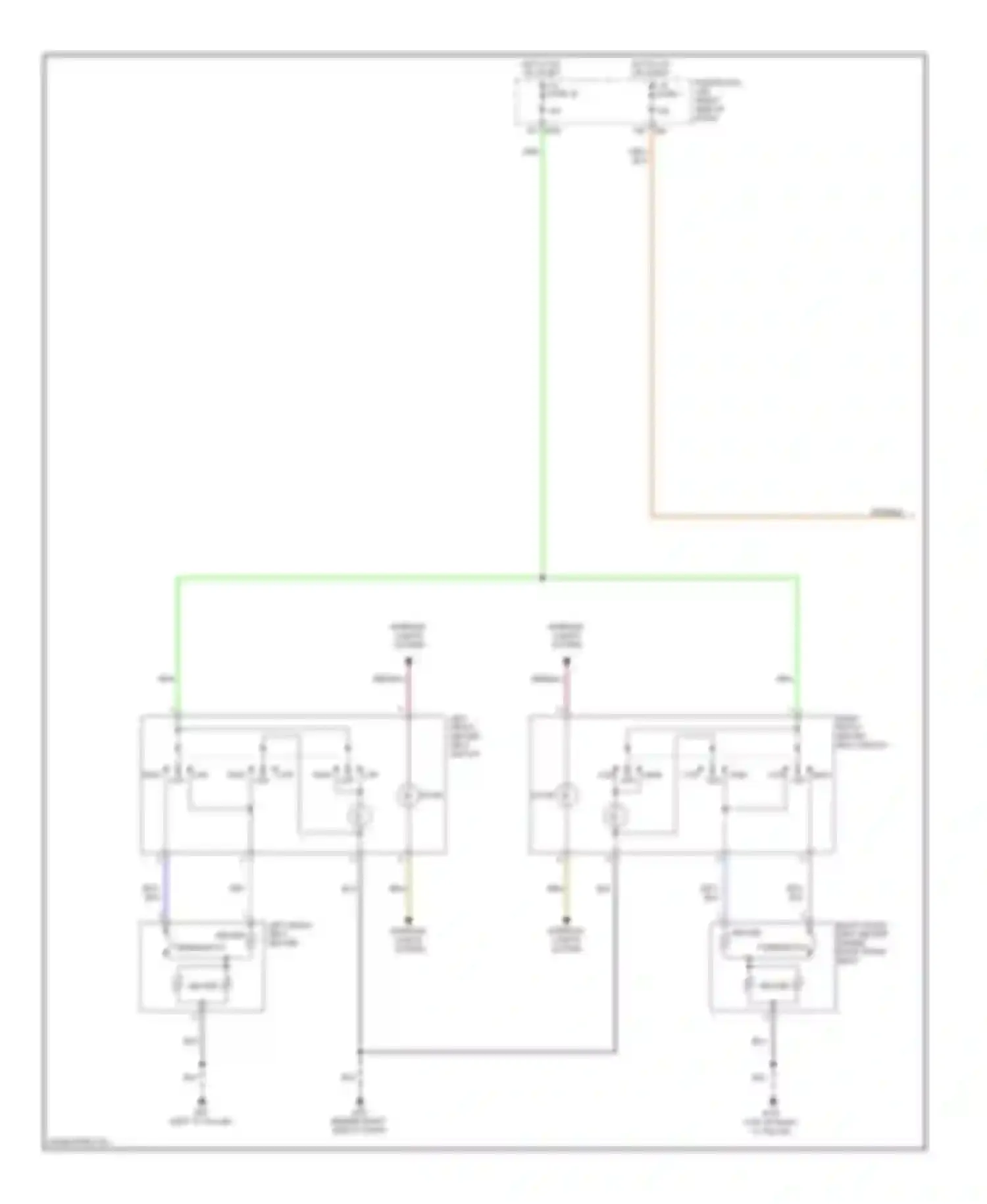 QX56 Infiniti I facelift (2007-2010): Heated seats circuit (1 of 2)