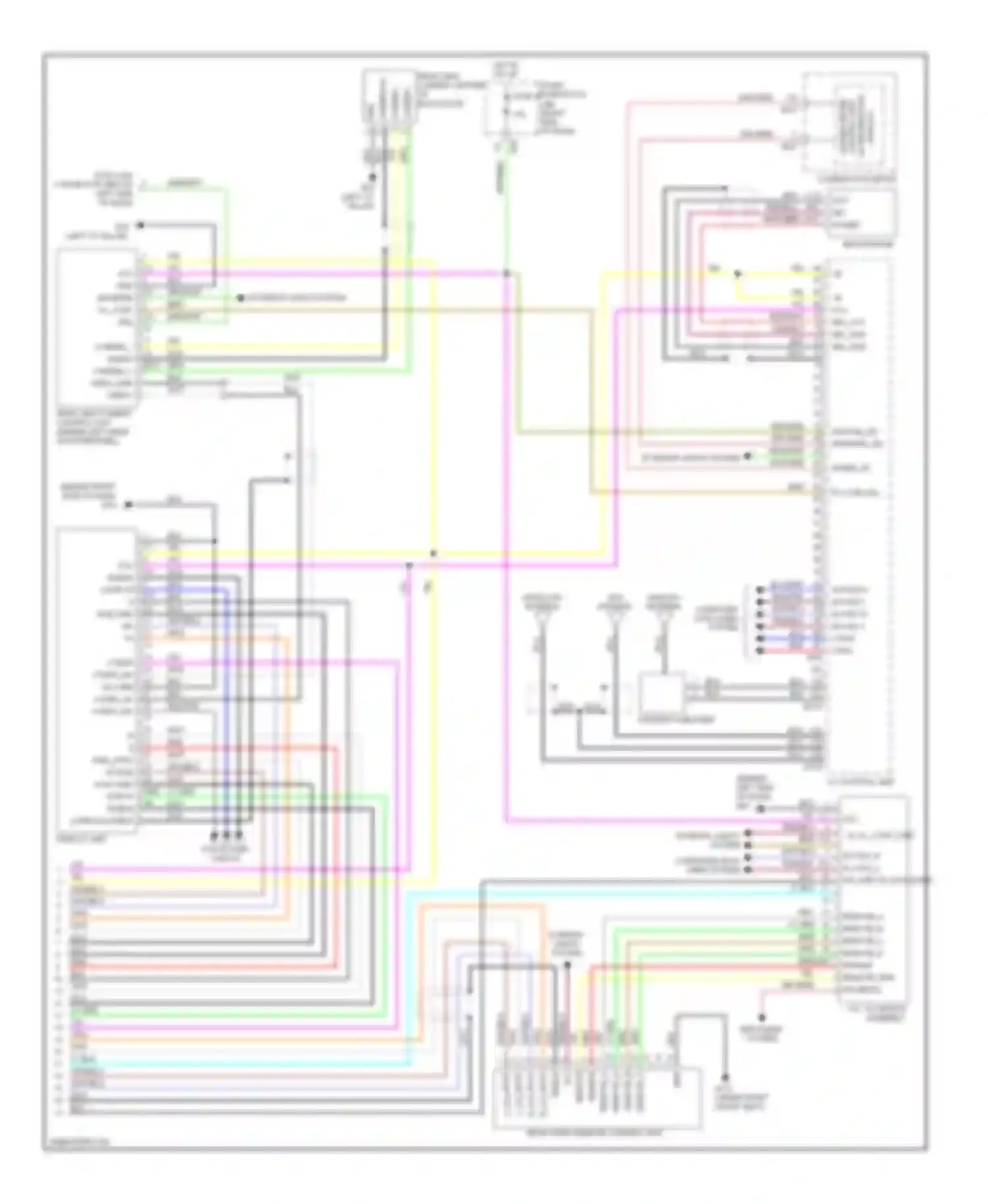 QX56 Infiniti I facelift (2007-2010): Radio circuit (3 of 3)