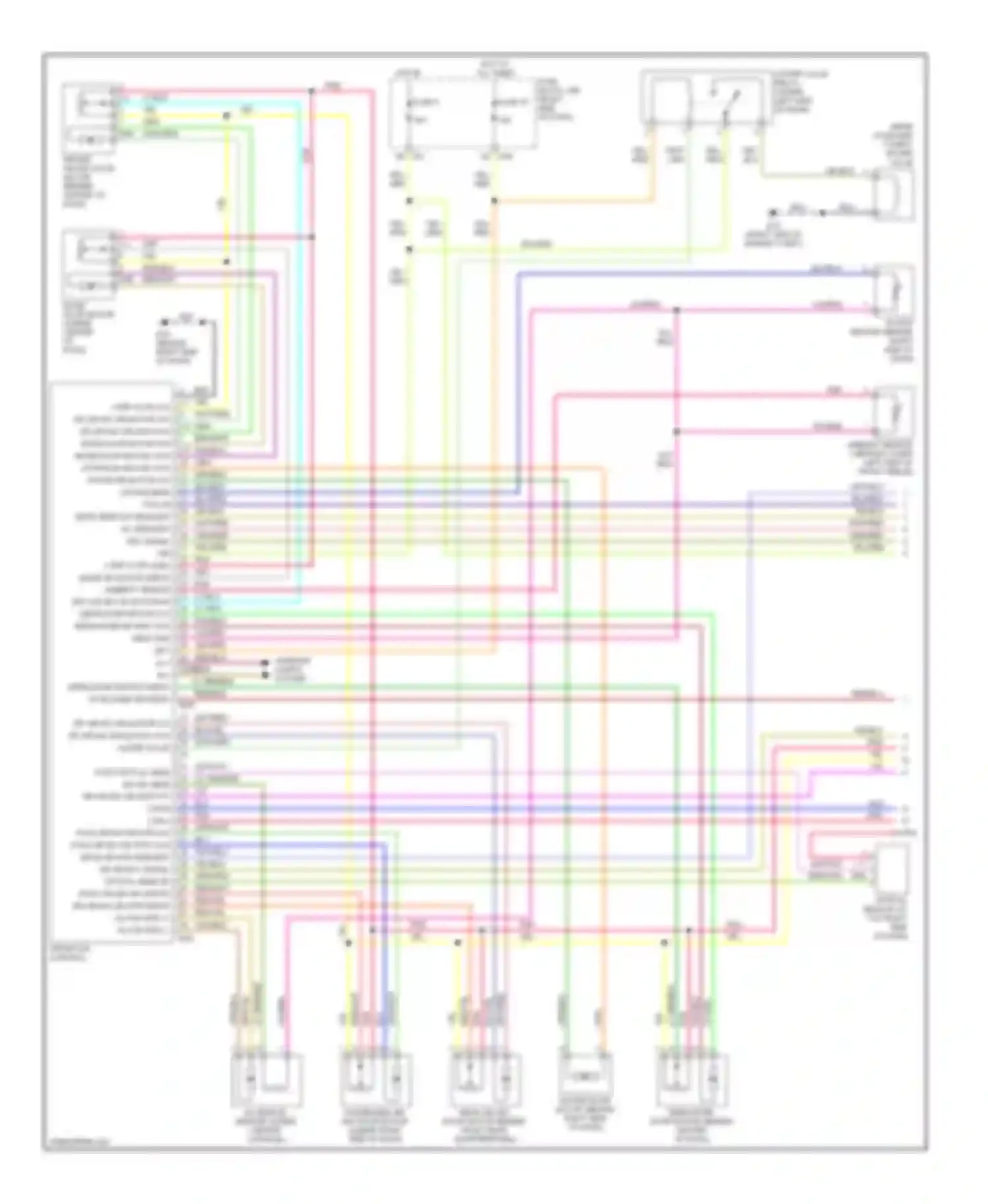 QX56 Infiniti I (2004-2007): Automatic a/c circuit (1 of 3)