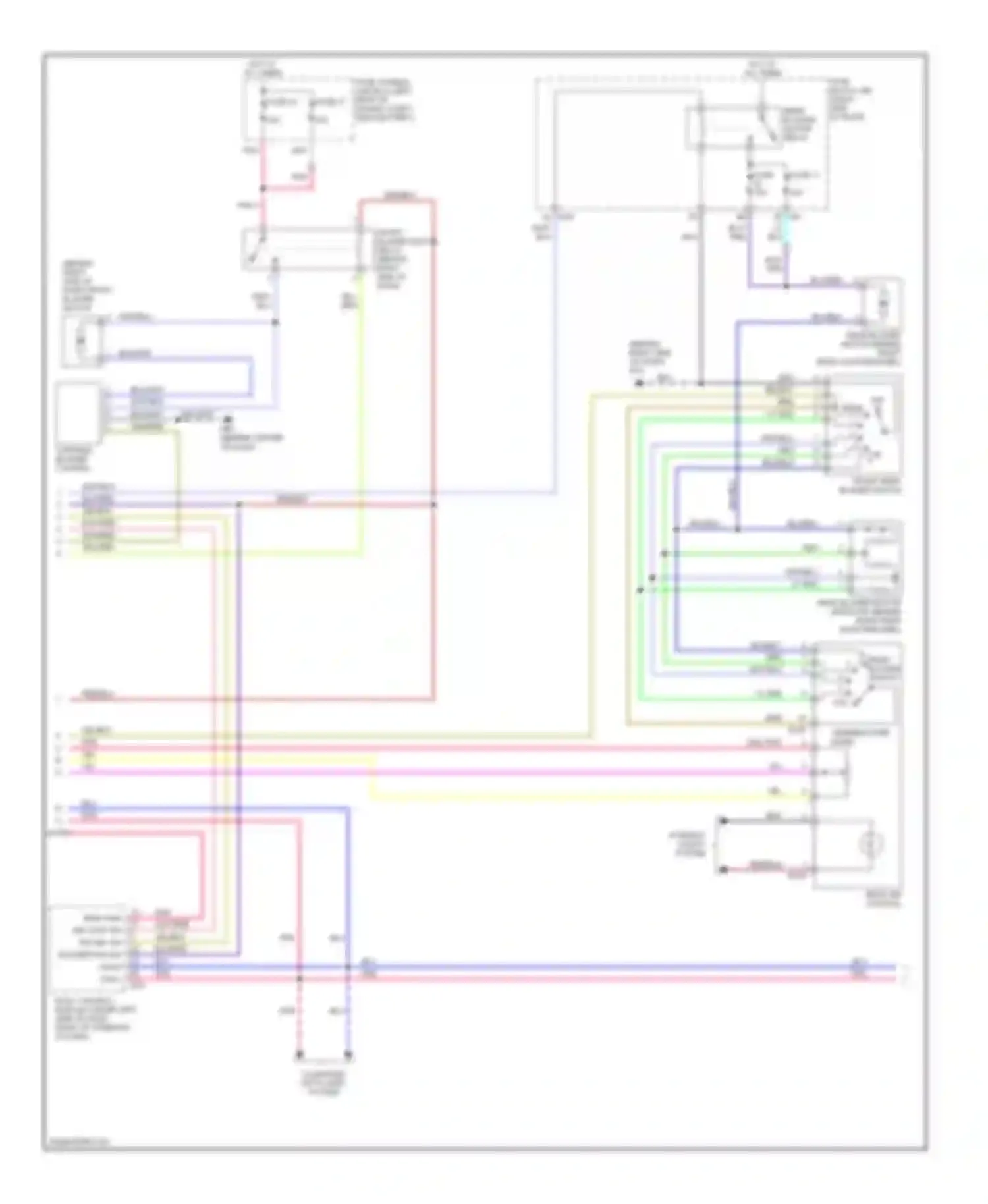 QX56 Infiniti I (2004-2007): Automatic a/c circuit (2 of 3)
