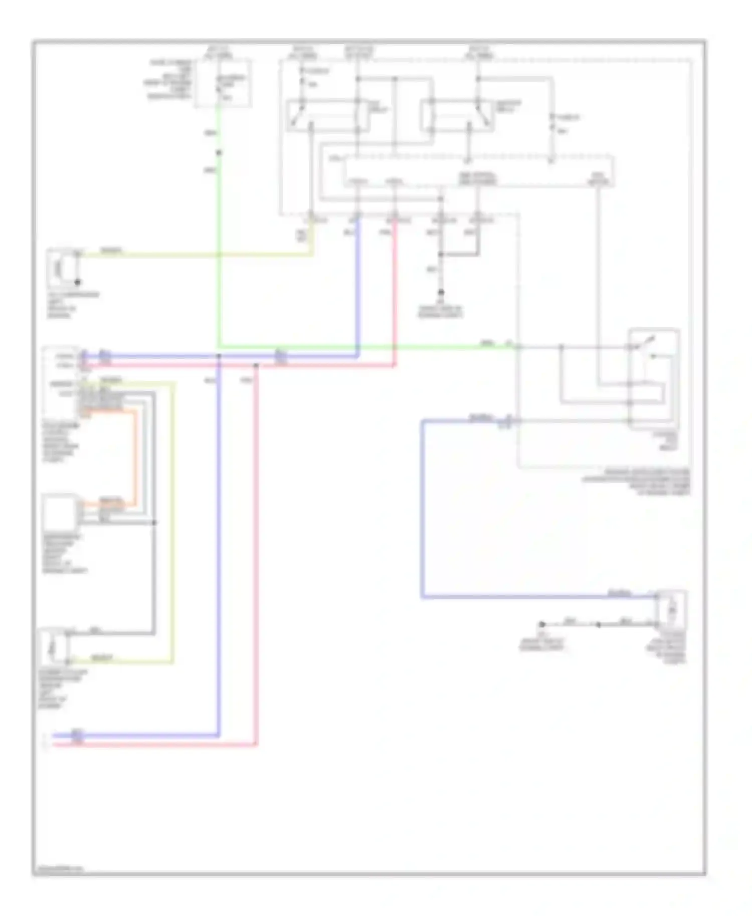 QX56 Infiniti I (2004-2007): Automatic a/c circuit (3 of 3)