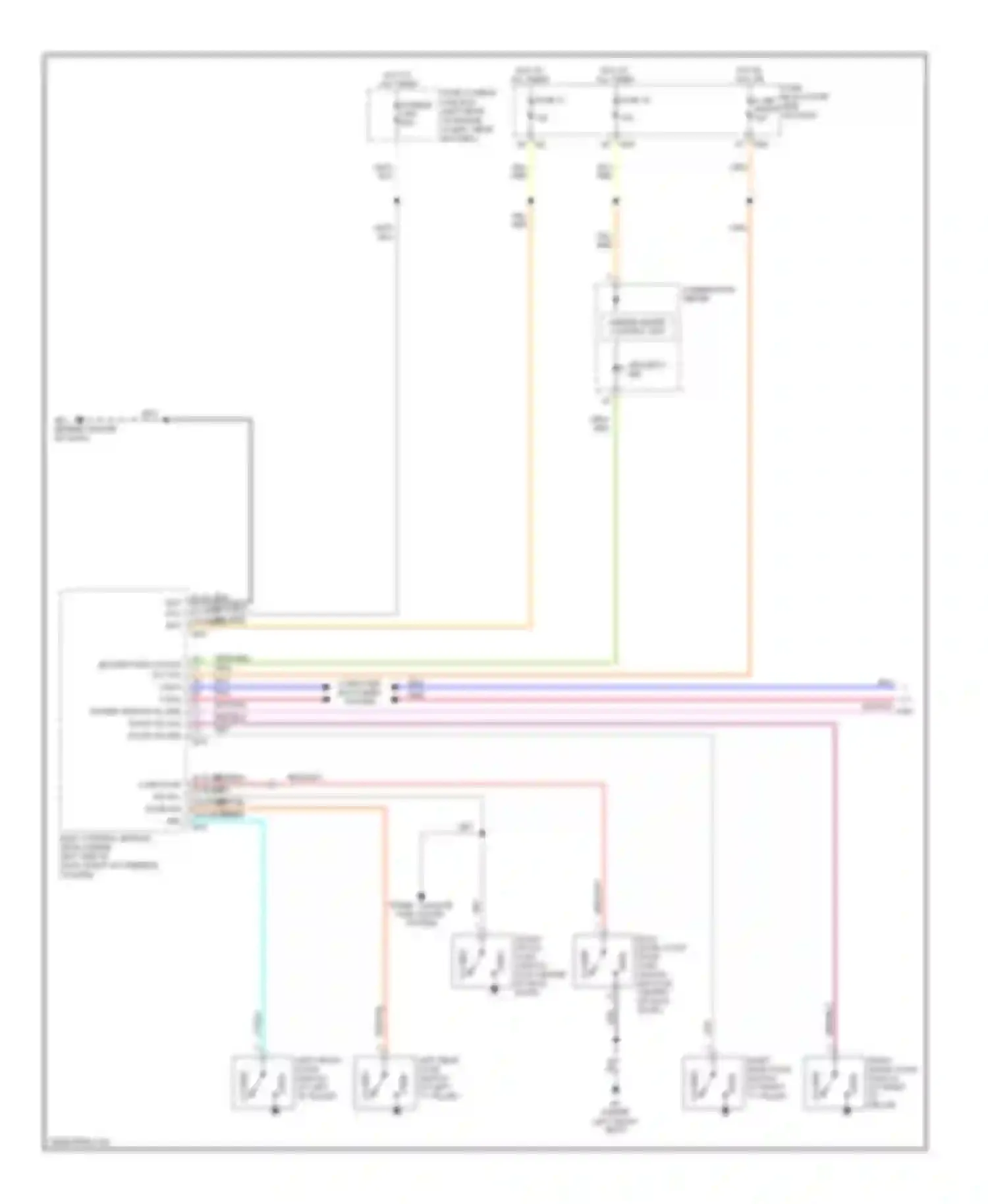 QX56 Infiniti I (2004-2007): Forced entry circuit (1 of 2)