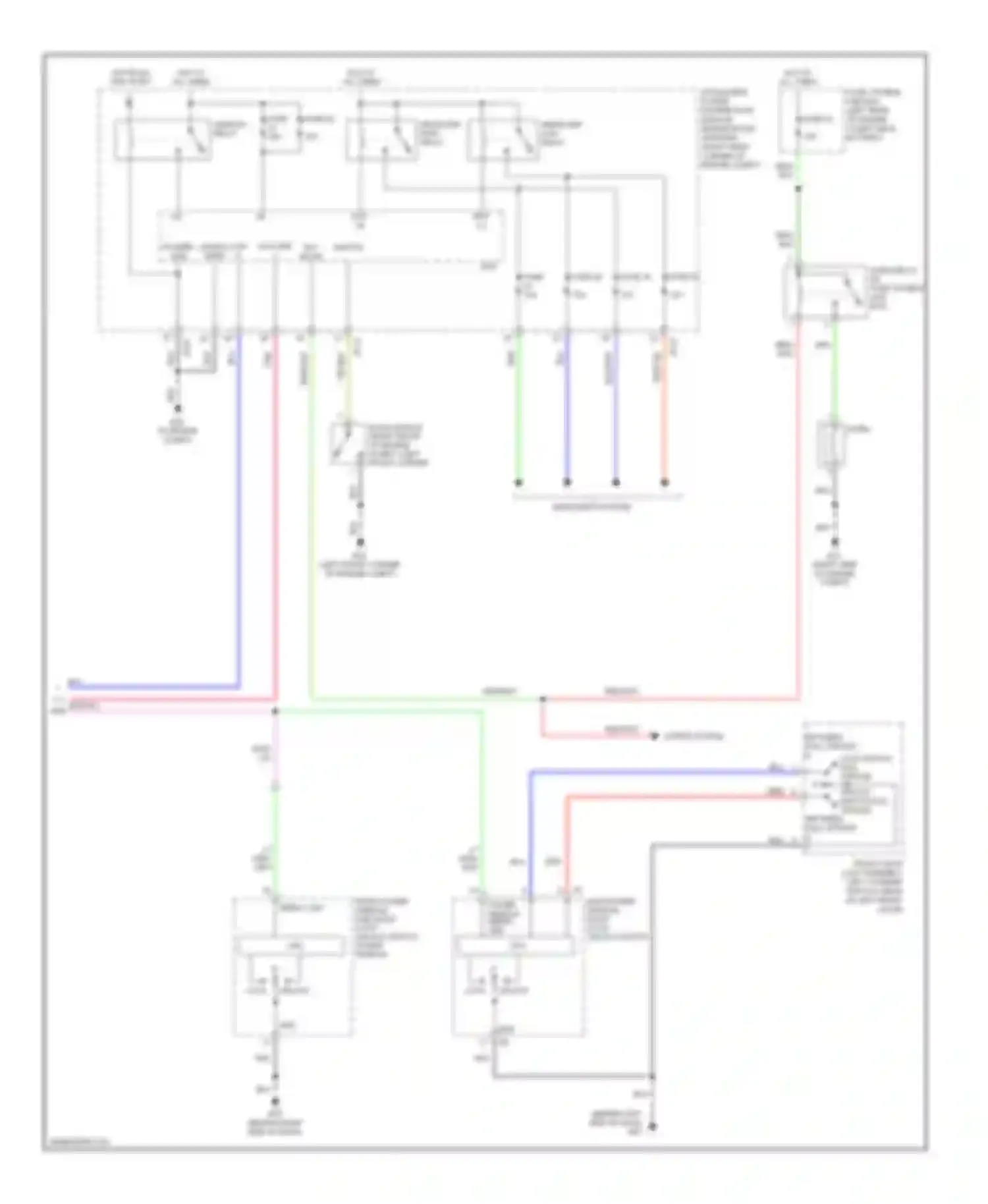 QX56 Infiniti I (2004-2007): Forced entry circuit (2 of 2)