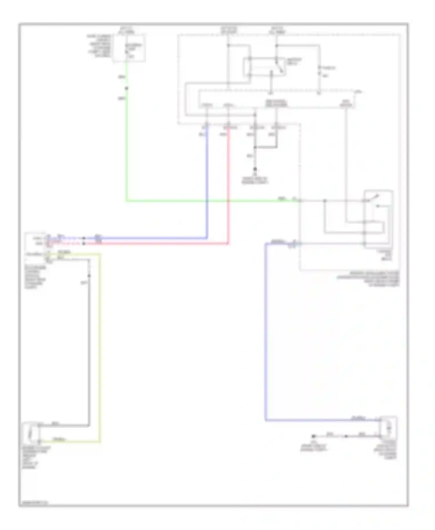 QX56 Infiniti I (2004-2007): Cooling fan circuit