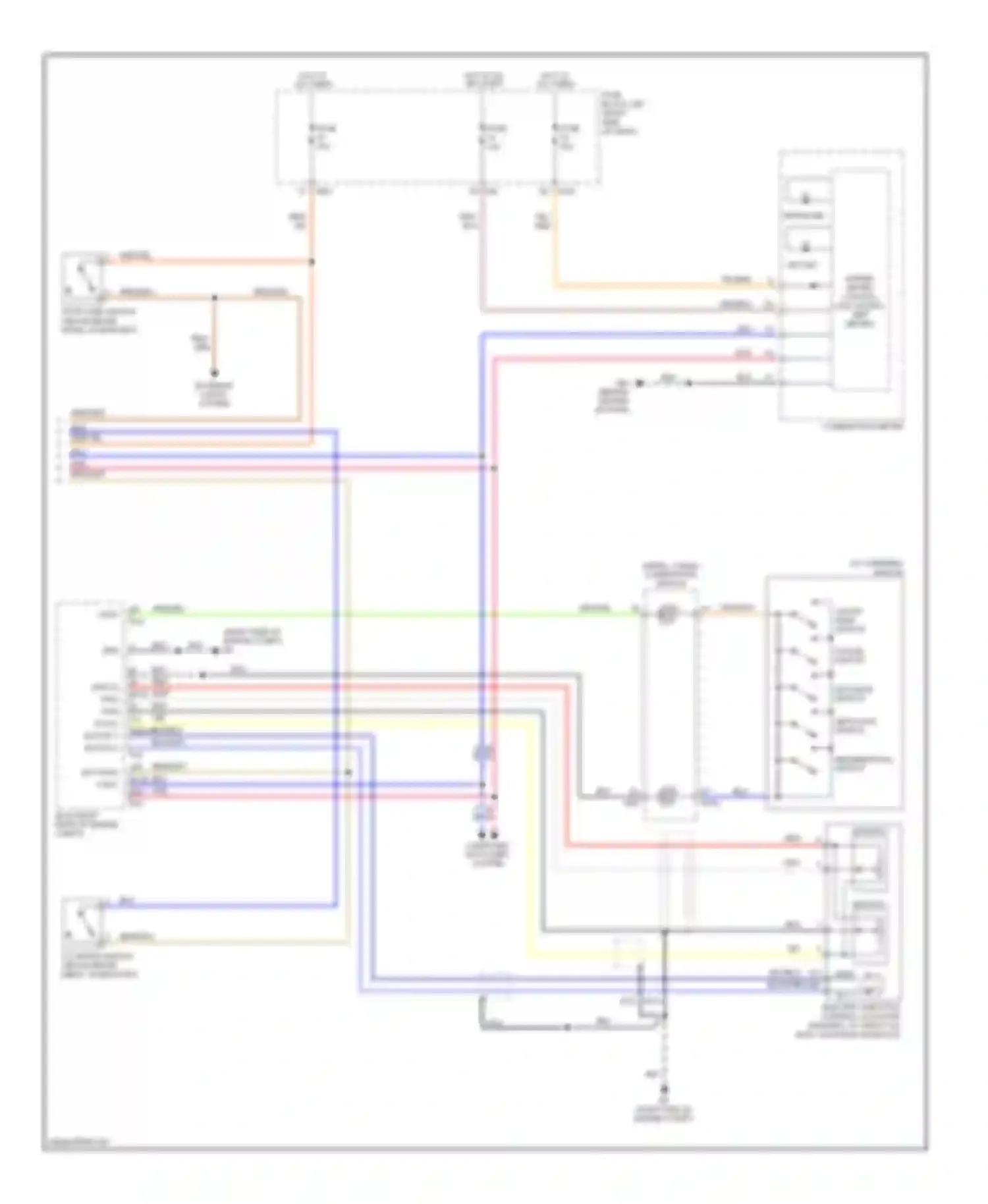 QX56 Infiniti I (2004-2007): Cruise control circuit, with icc (2 of 2)