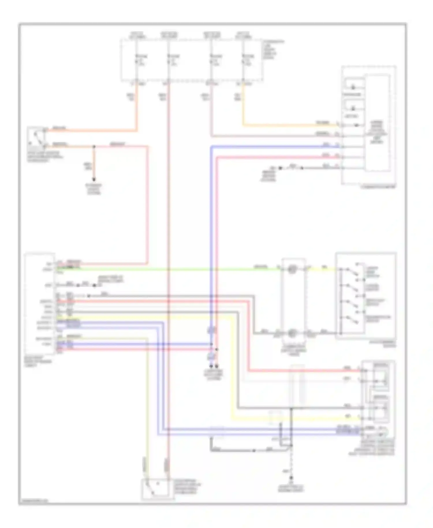 QX56 Infiniti I (2004-2007): Cruise control circuit, without icc