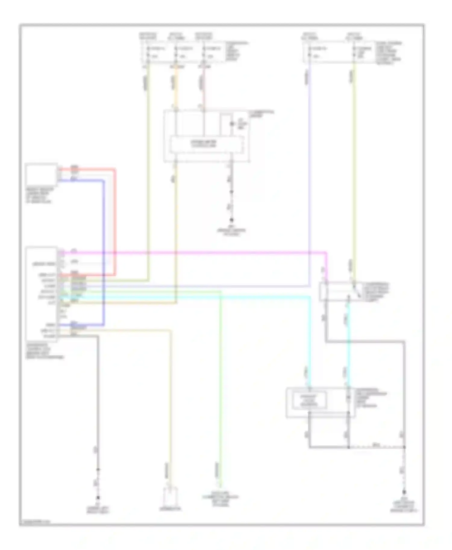 QX56 Infiniti I (2004-2007): Electronic suspension circuit