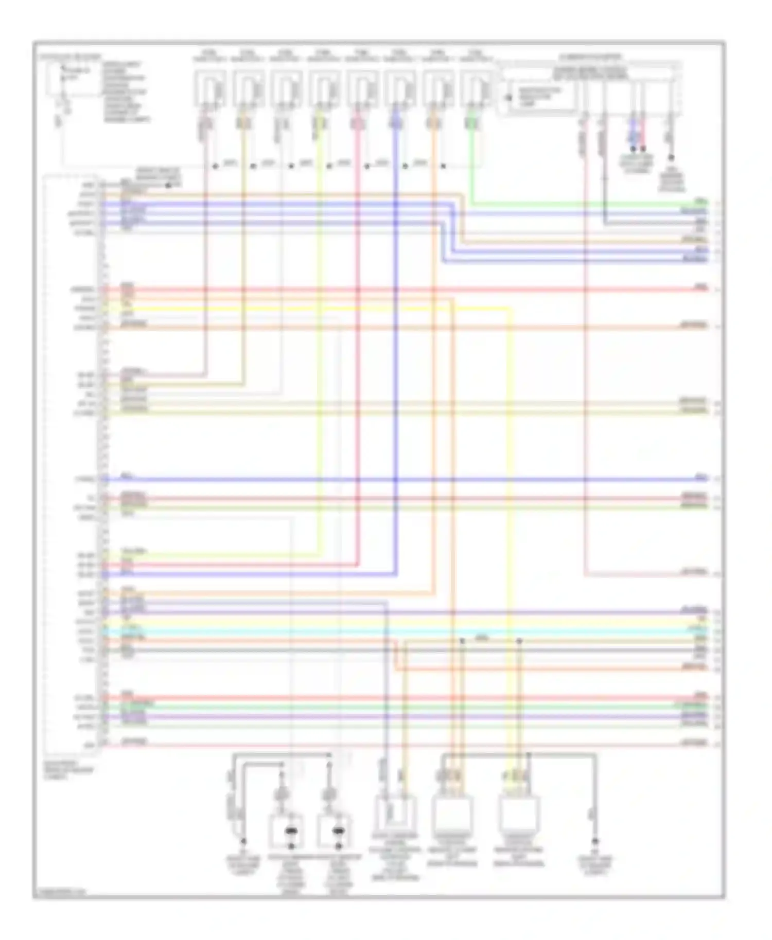 QX56 Infiniti I (2004-2007): Wiring diagram engine performance 5.6l (1 of 4)