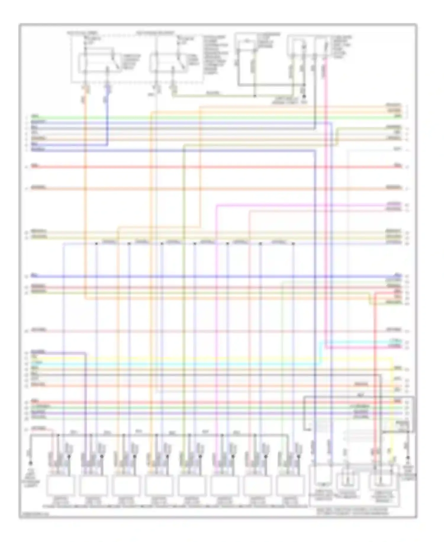 QX56 Infiniti I (2004-2007): Wiring diagram engine performance 5.6l (2 of 4)