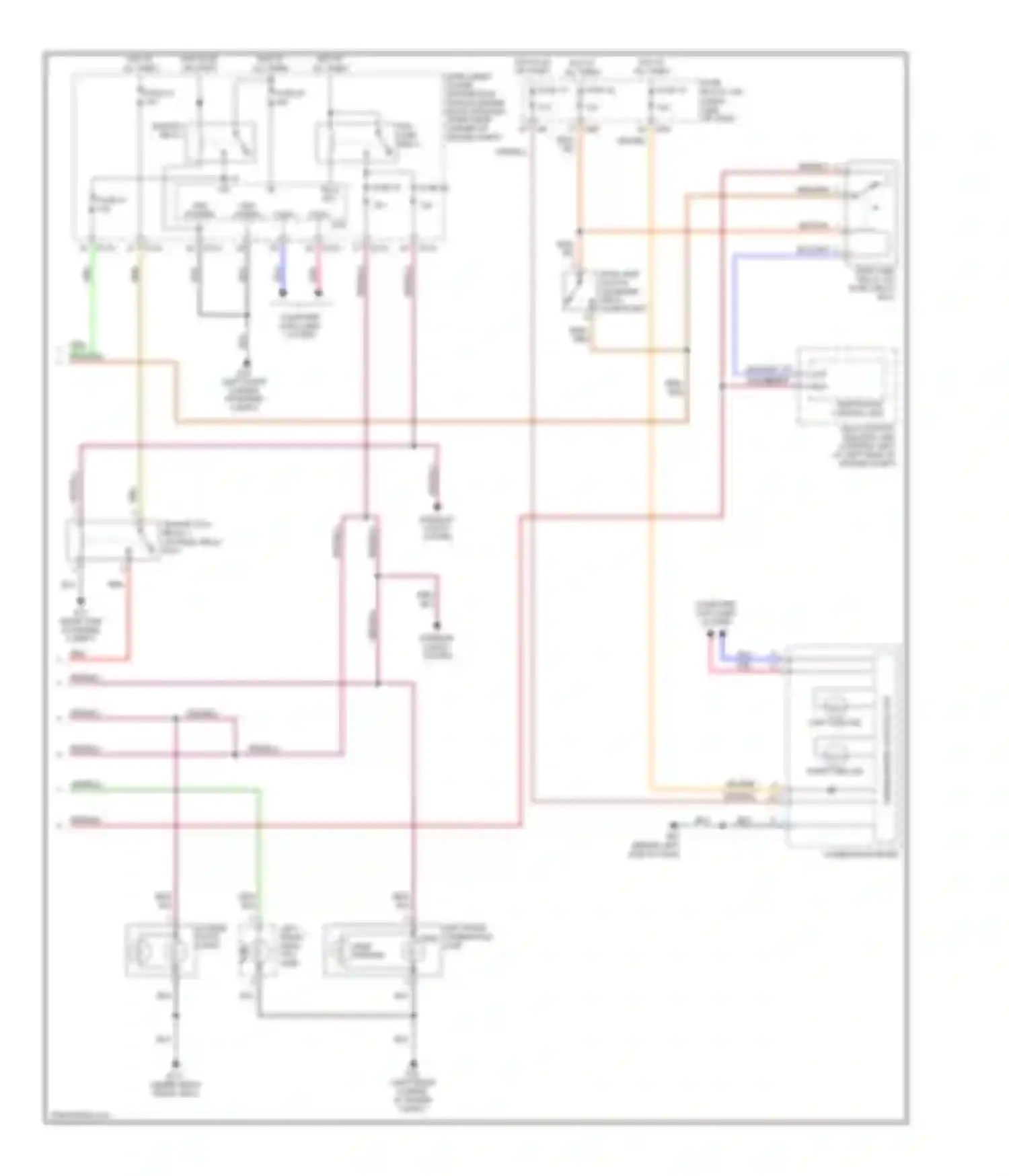 QX56 Infiniti I (2004-2007): Exterior lamps & trailer connector circuit (2 of 2)