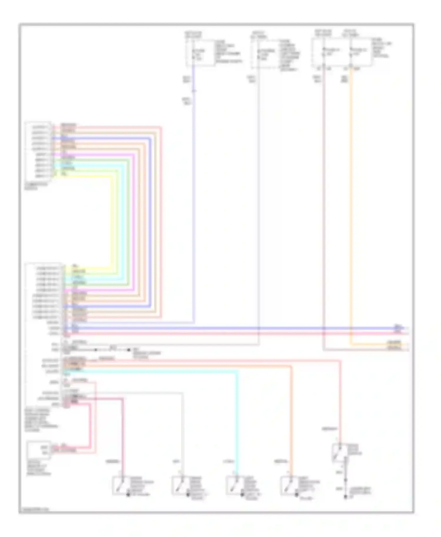 QX56 Infiniti I (2004-2007): Headlights circuit, with drl (1 of 2)