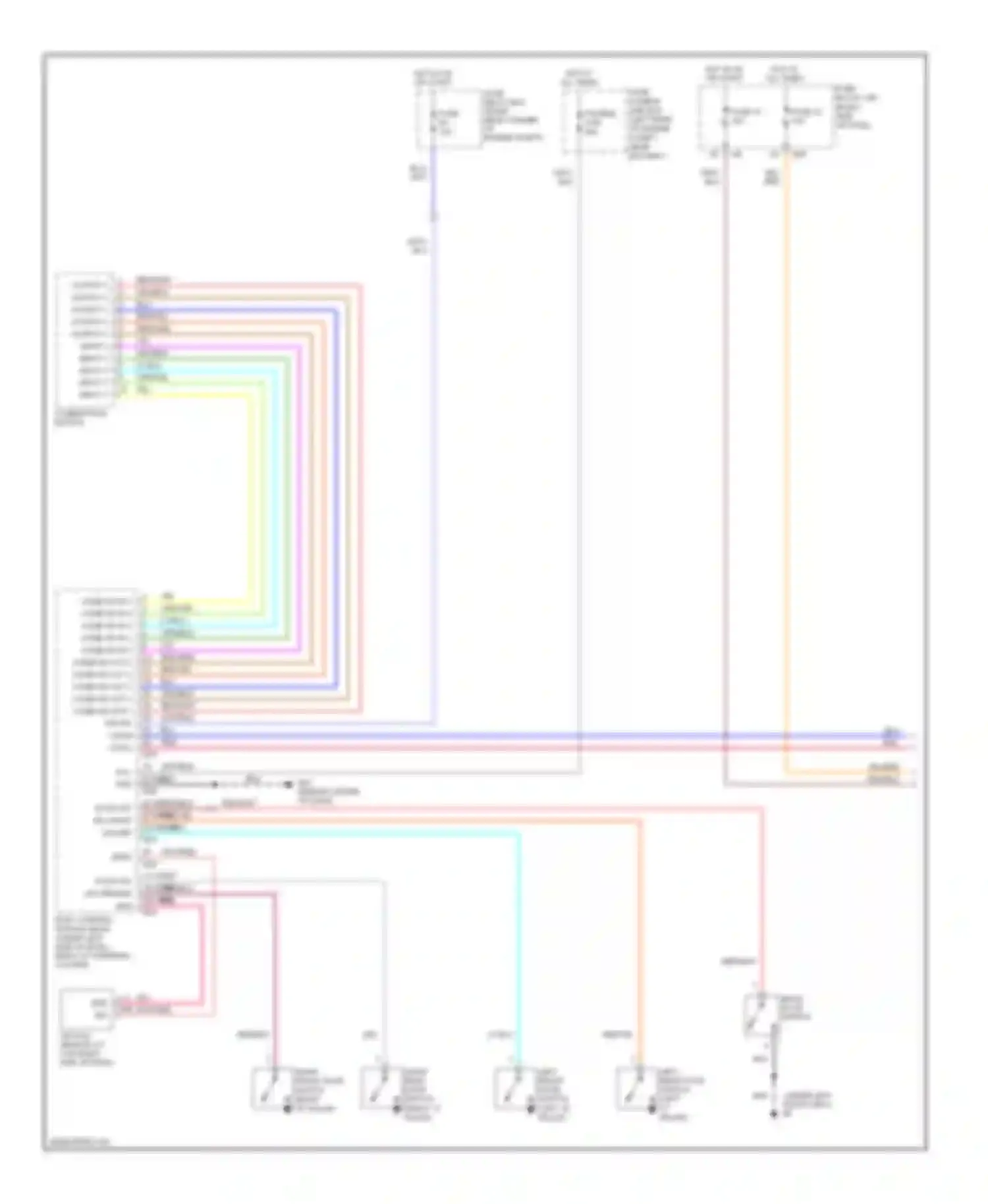 QX56 Infiniti I (2004-2007): Headlights circuit, without drl (1 of 2)