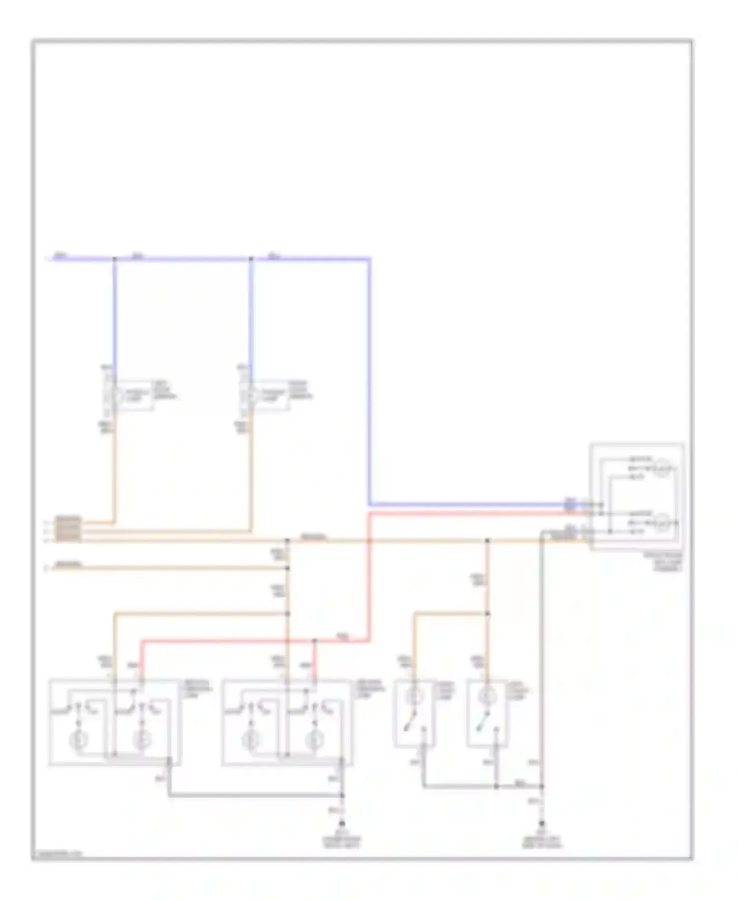 QX56 Infiniti I (2004-2007): Courtesy lamps circuit (2 of 2)