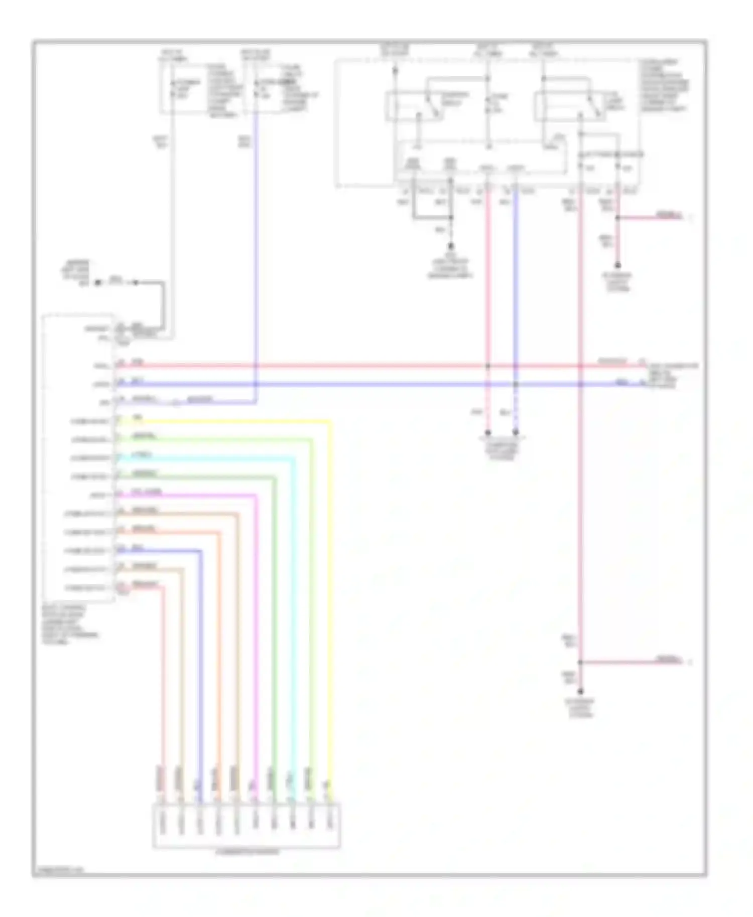 QX56 Infiniti I (2004-2007): Instrument illumination circuit (1 of 2)