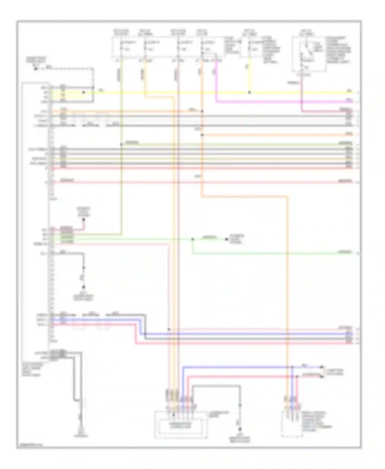 QX56 Infiniti I (2004-2007): Navigation circuit (1 of 2)