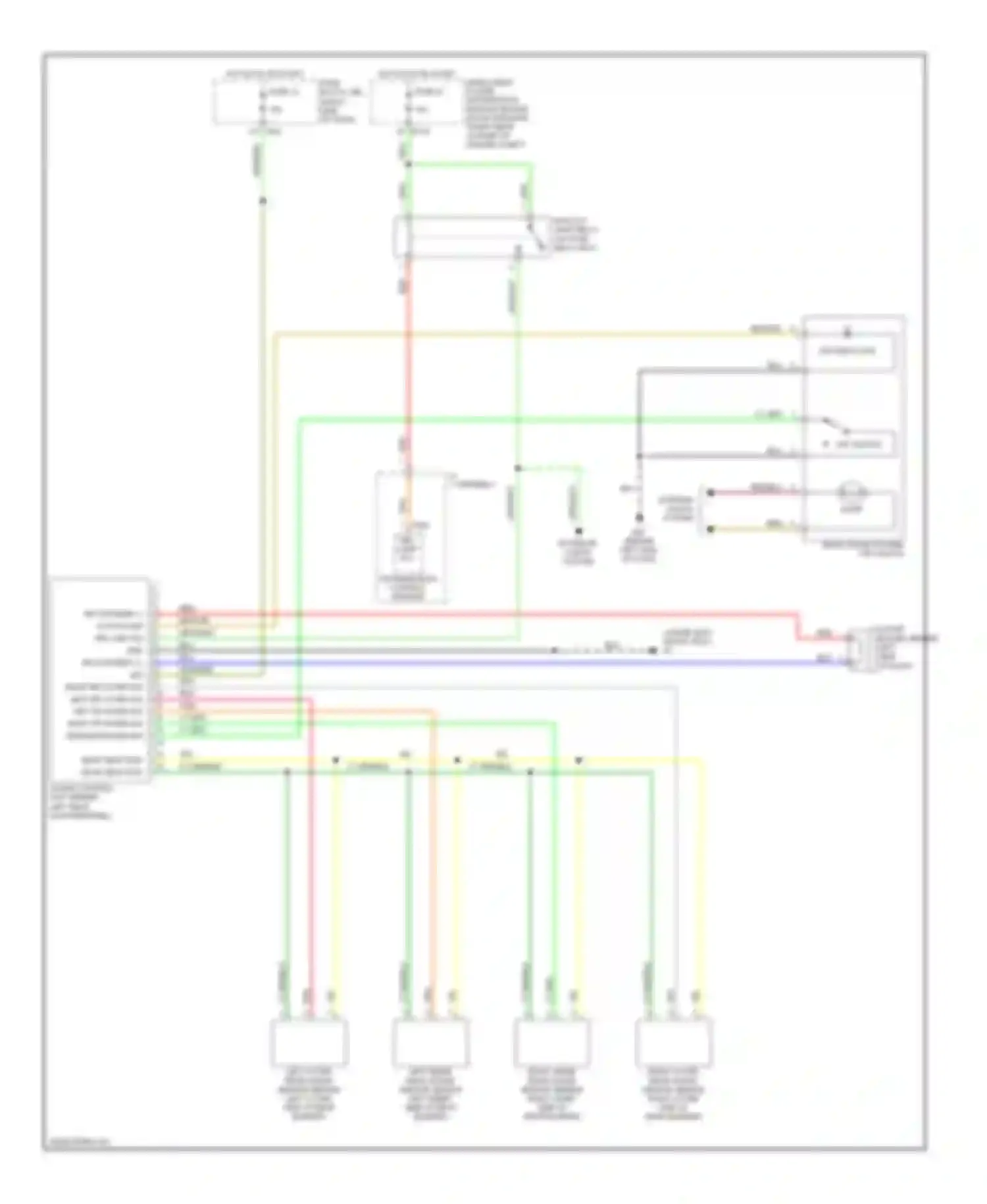 QX56 Infiniti I (2004-2007): Parking assistant circuit