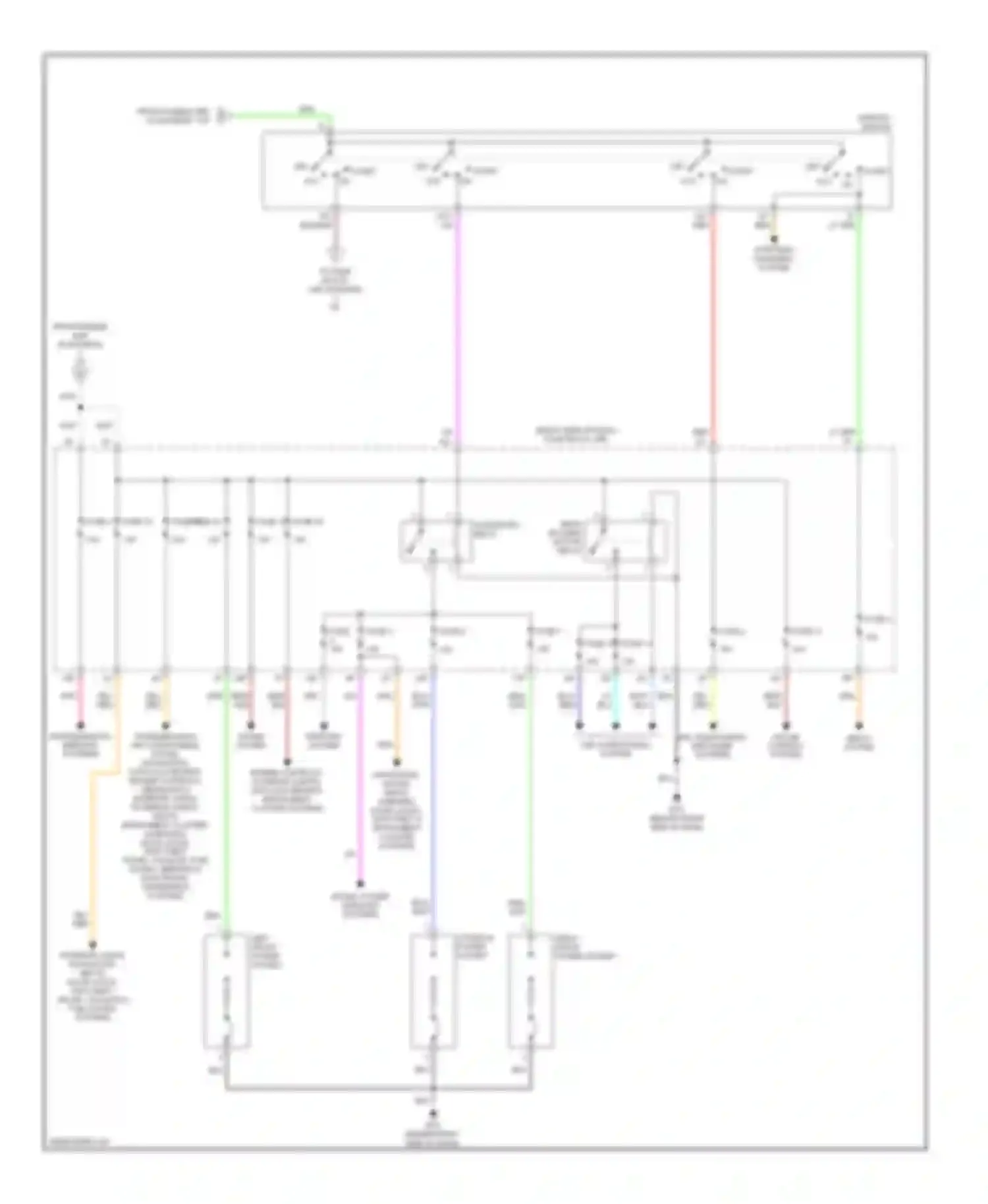 QX56 Infiniti I (2004-2007): Power distribution circuit (2 of 3)
