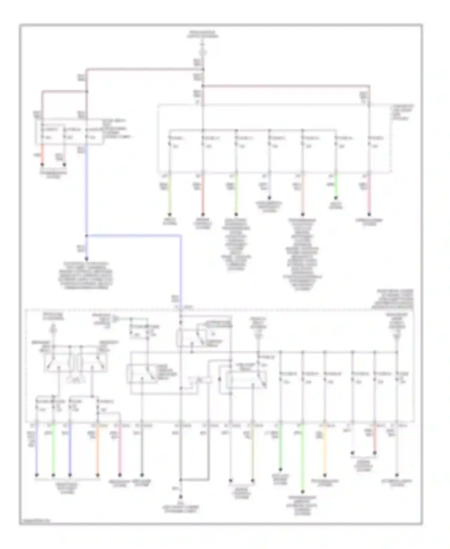 QX56 Infiniti I (2004-2007): Power distribution circuit (3 of 3)