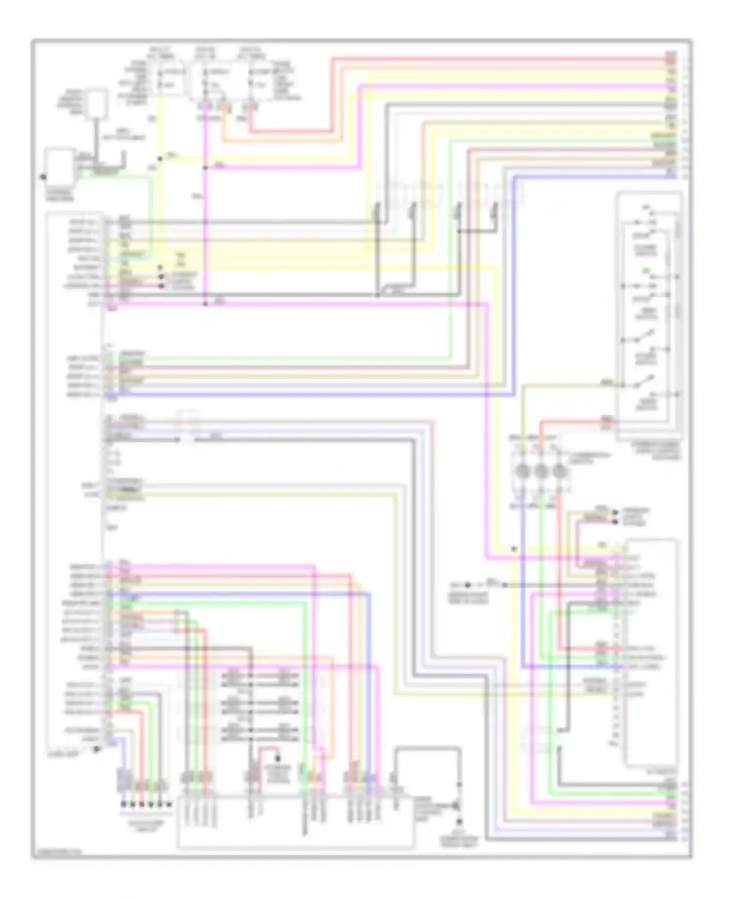 QX56 Infiniti I (2004-2007): Radio circuit (1 of 3)